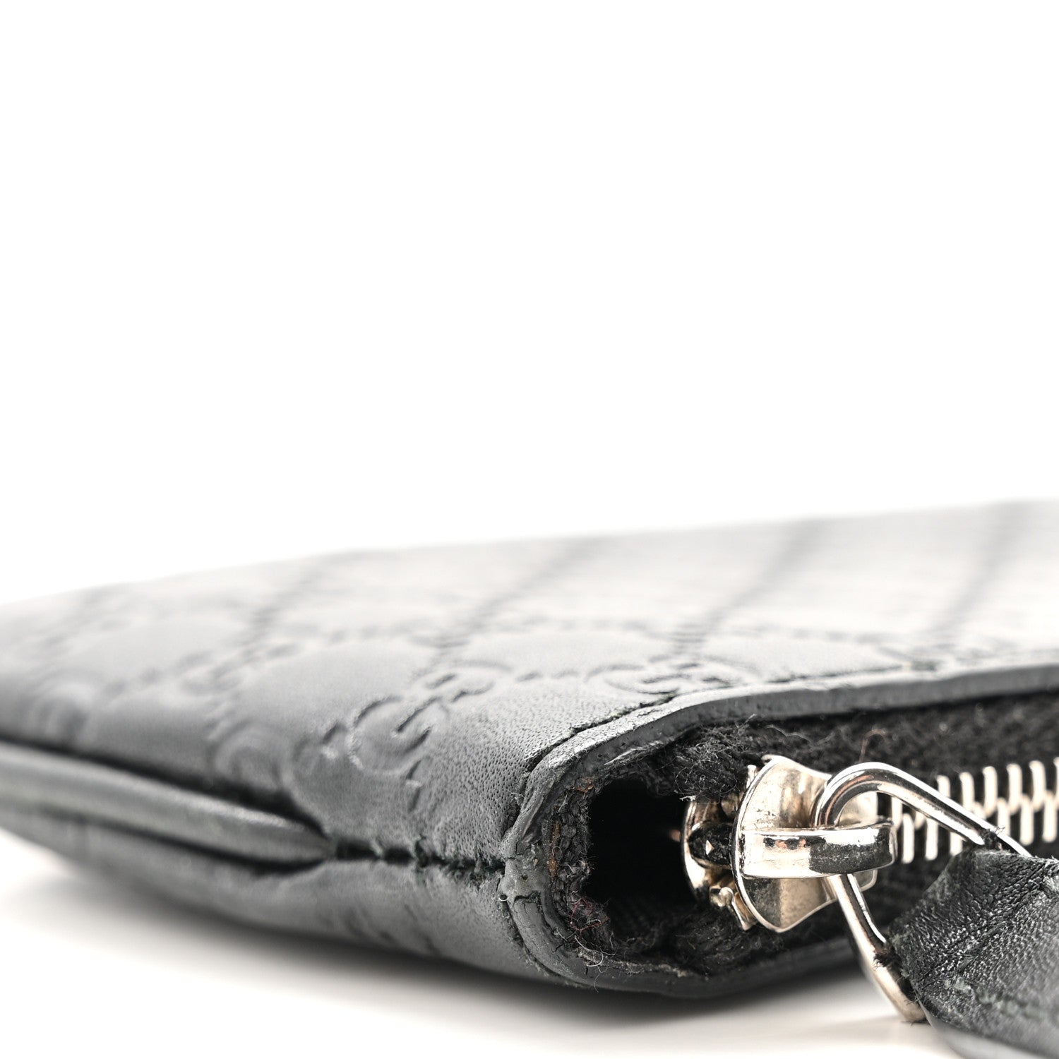 Microguccissima Key Ring Coin Case Black