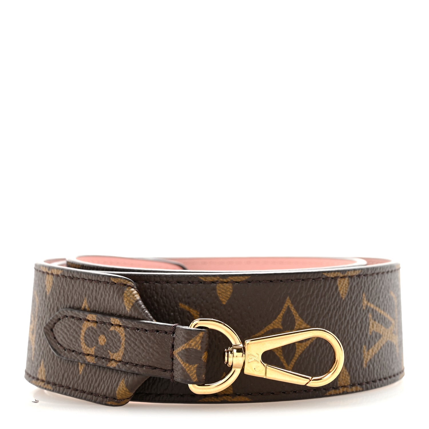 Monogram Bandouliere Shoulder Strap Rose Poudre