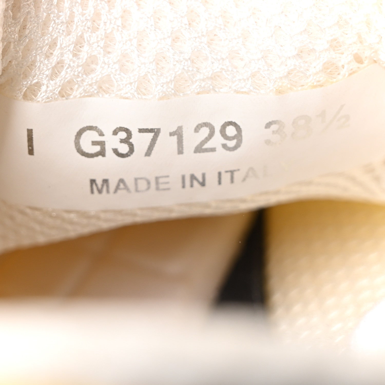 Mesh Embroidered CC Sneakers 38.5 Yellow