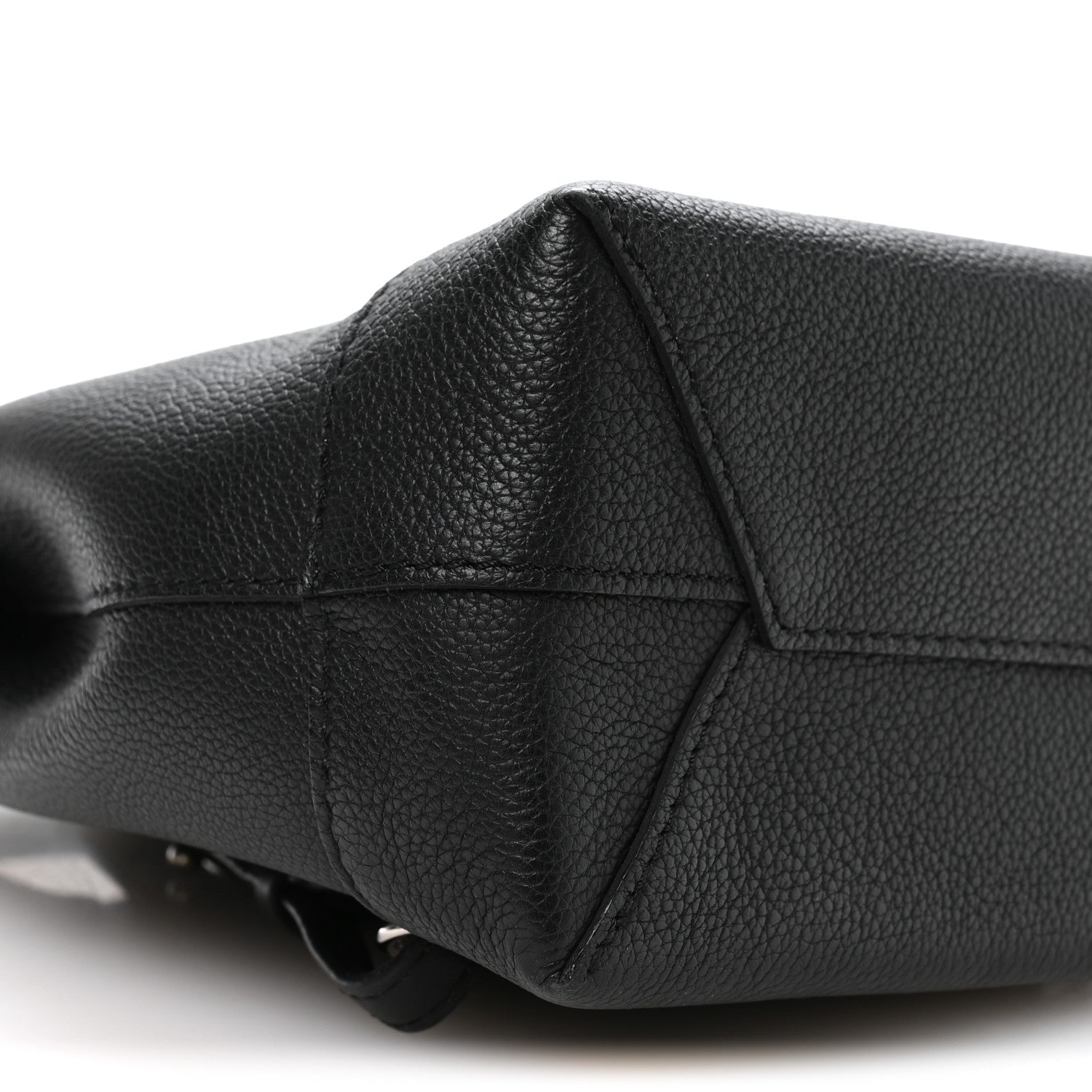 Calfskin Lockme Mini Backpack Black