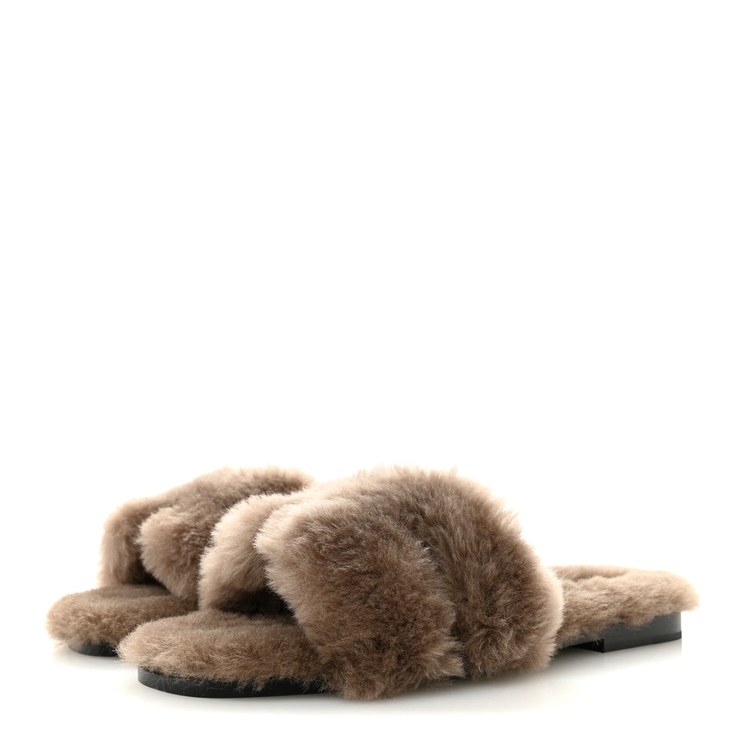Woolskin Oran Sandals 39 Etoupe