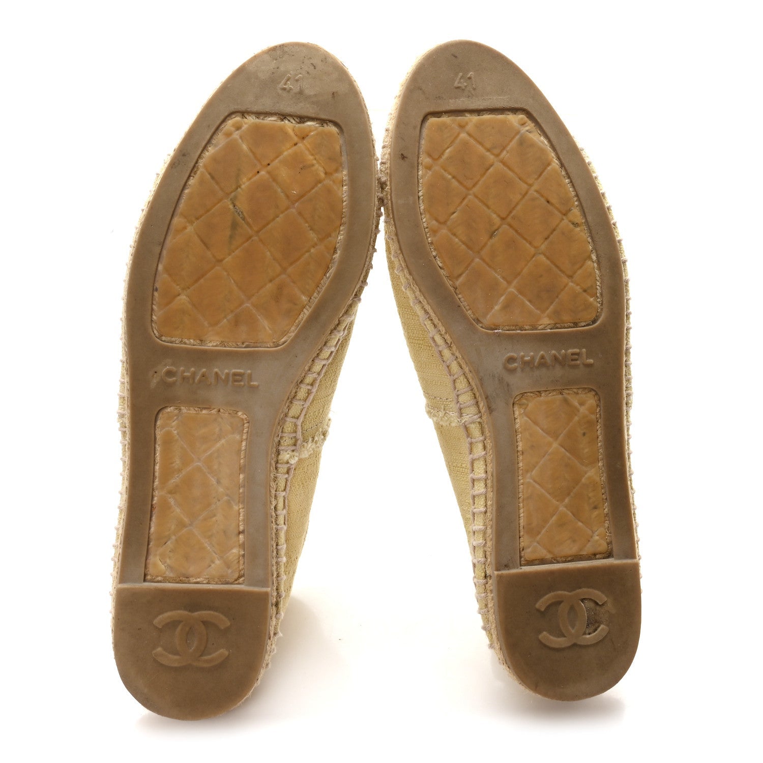 Canvas CC Espadrilles 41 Yellow Ecru