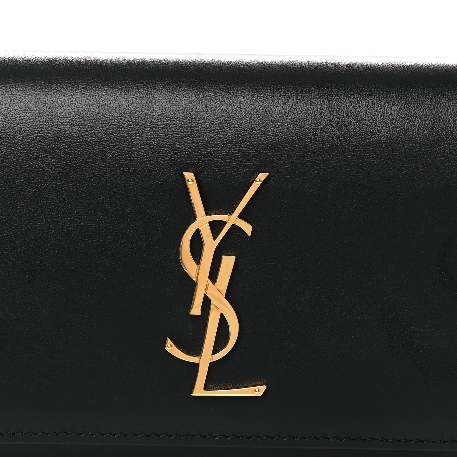 Smooth Calfskin Monogram Kate Belt Bag Black