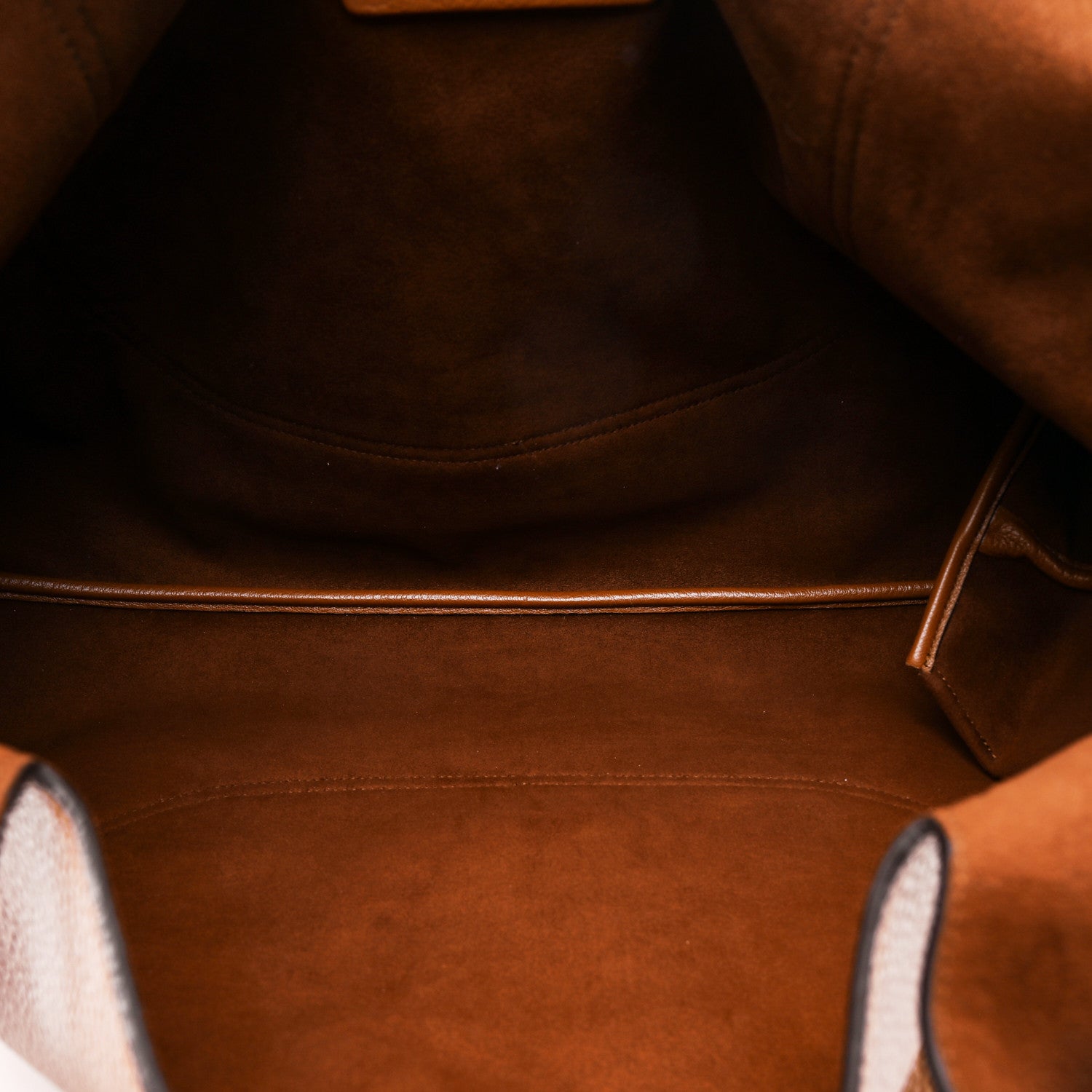 Grained Calfskin Softbit Maxi Shoulder Bag Brown