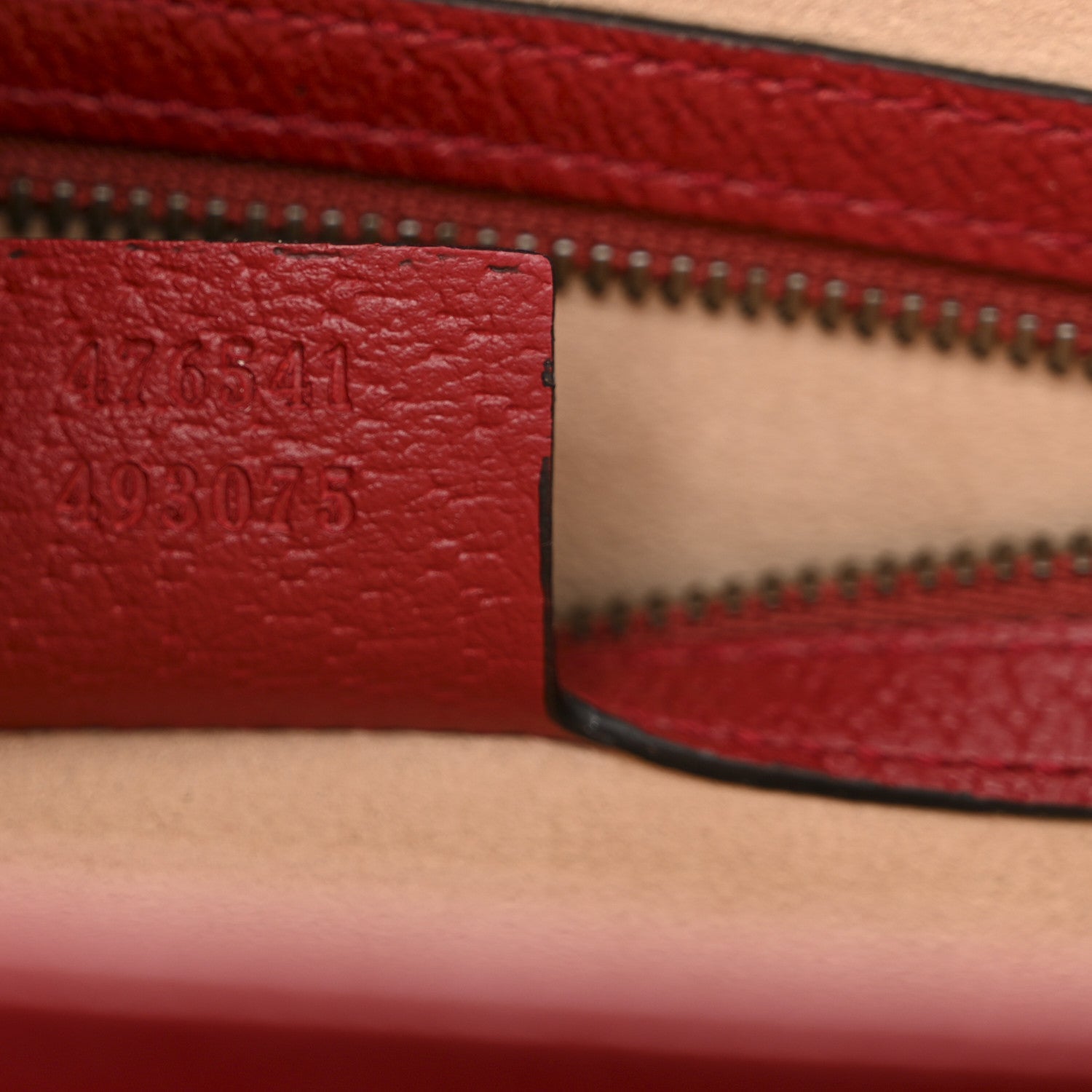 GG Supreme Monogram Small Queen Margaret Top Handle Bag Red
