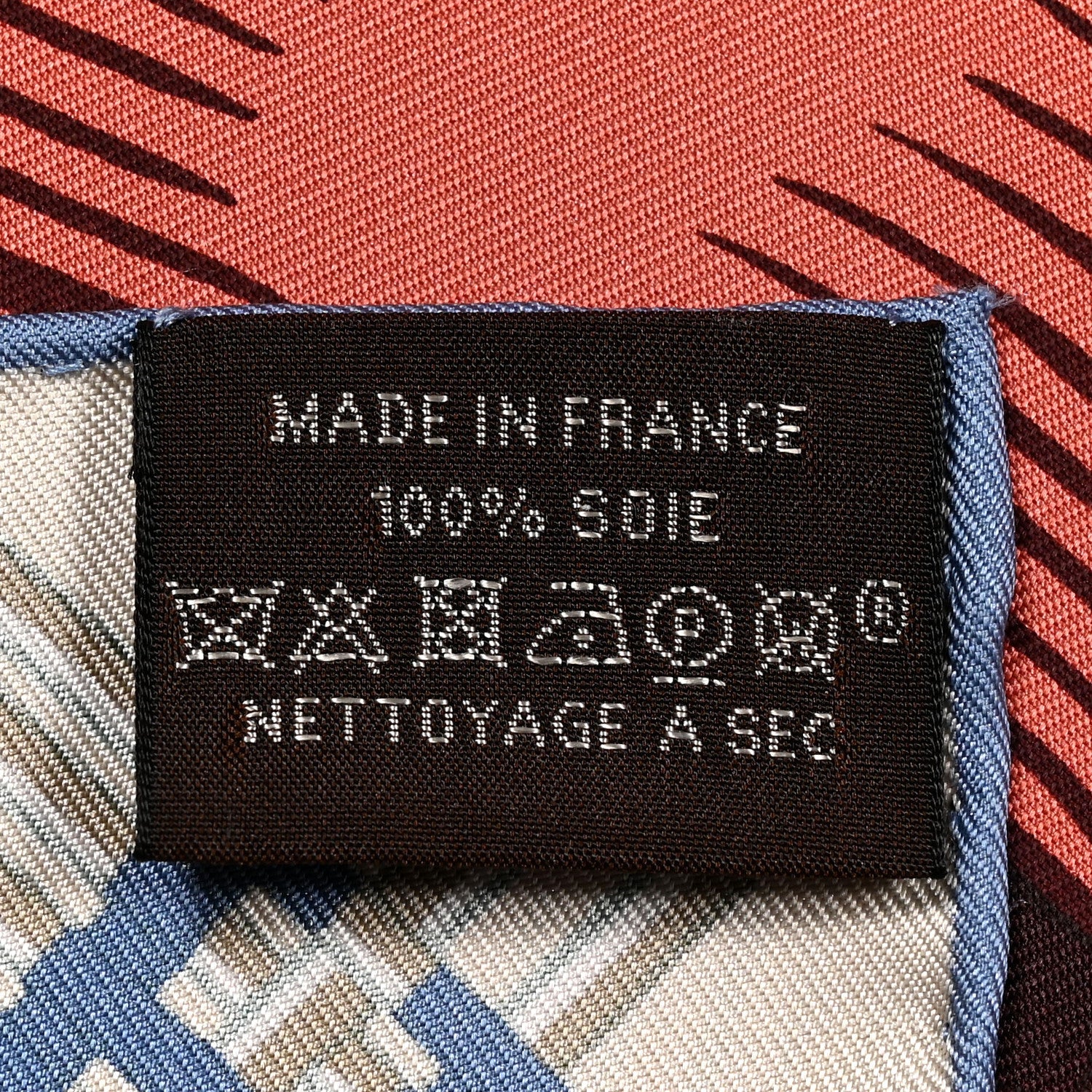 Silk Masan & Masan Scarf 90 Grege Potiron Bois De Rose