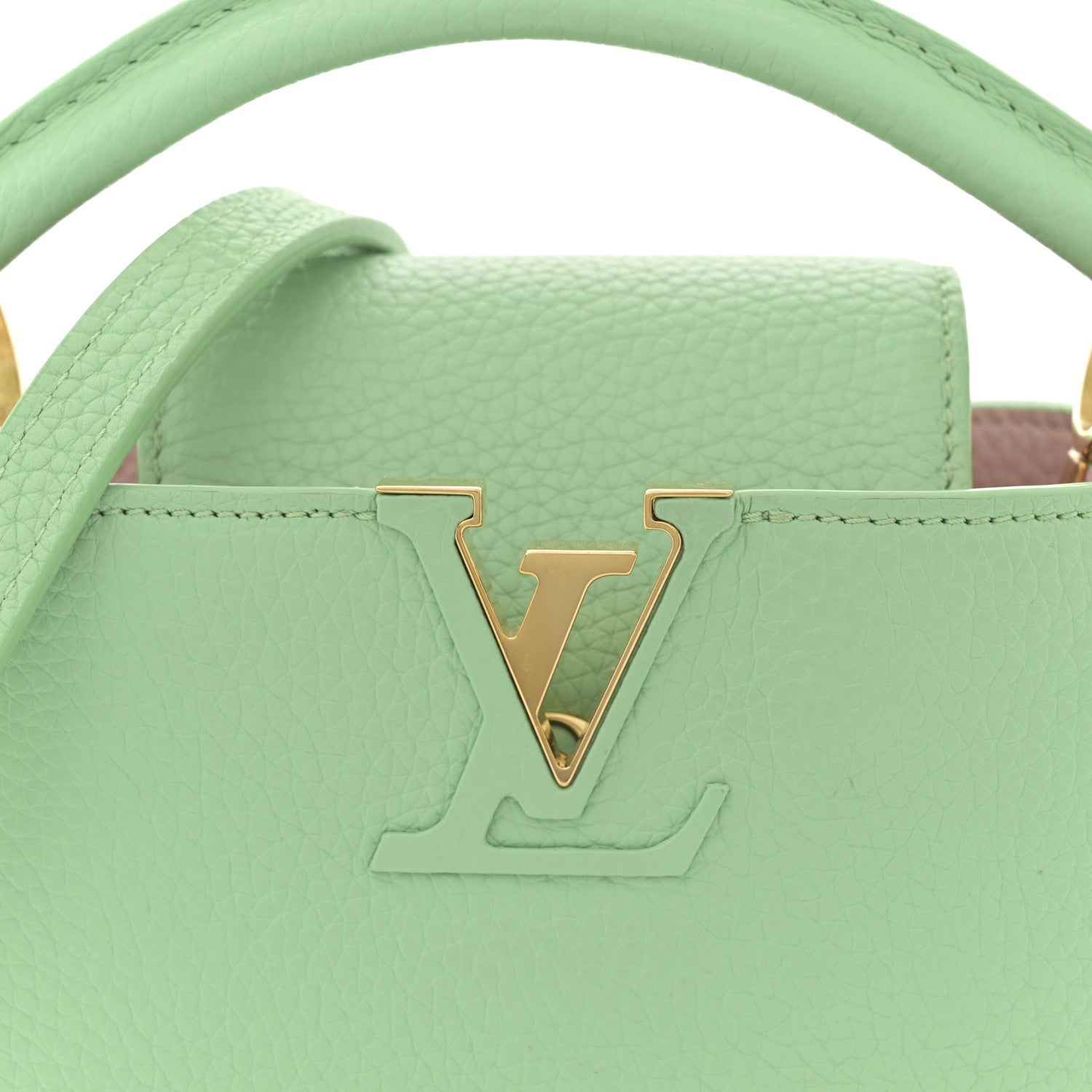 Taurillon Mini Capucines Vert Pomme