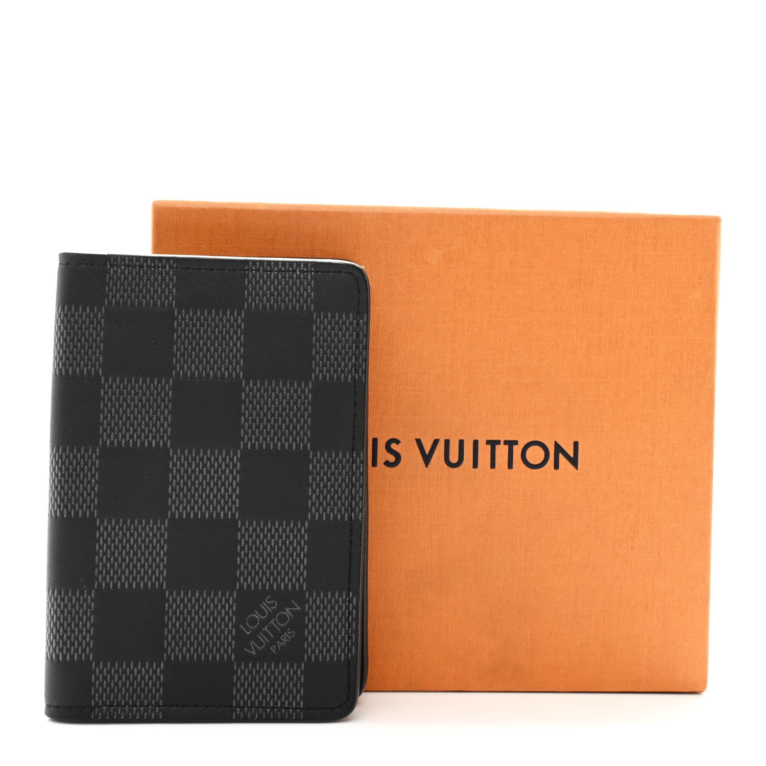 Damier Infini Pocket Organizer Onyx
