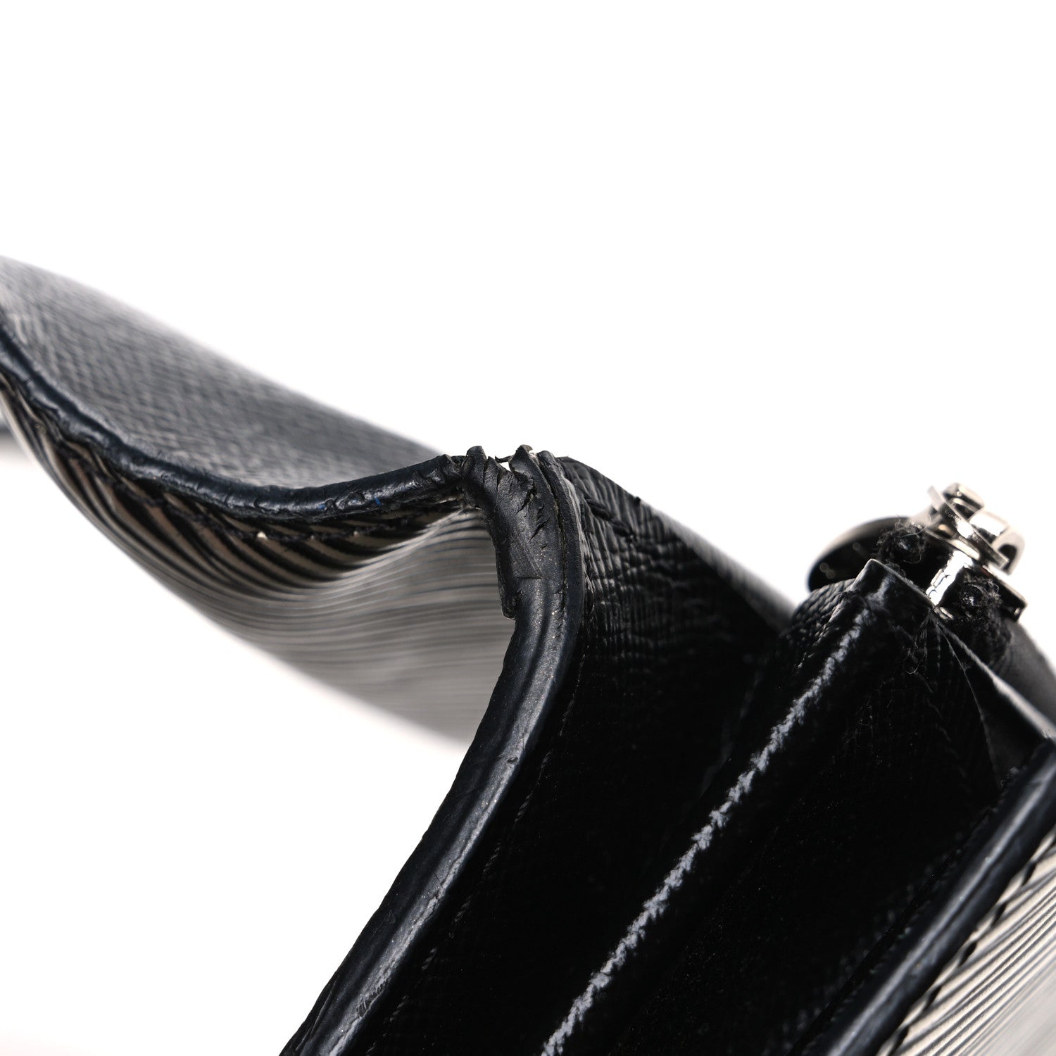 Epi Twist Wallet Platine