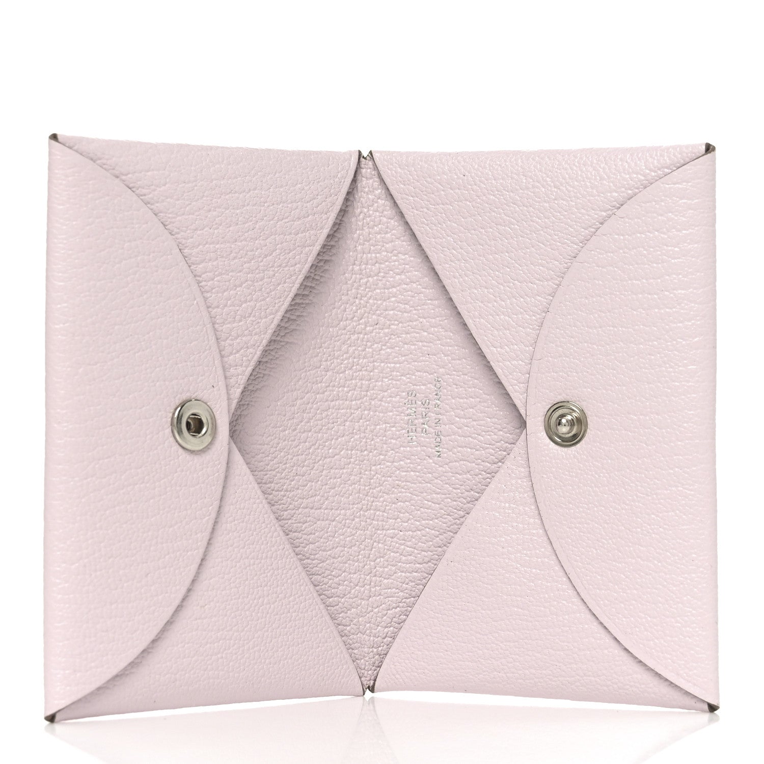 Chevre Mysore Calvi Card Case Mauve Pale