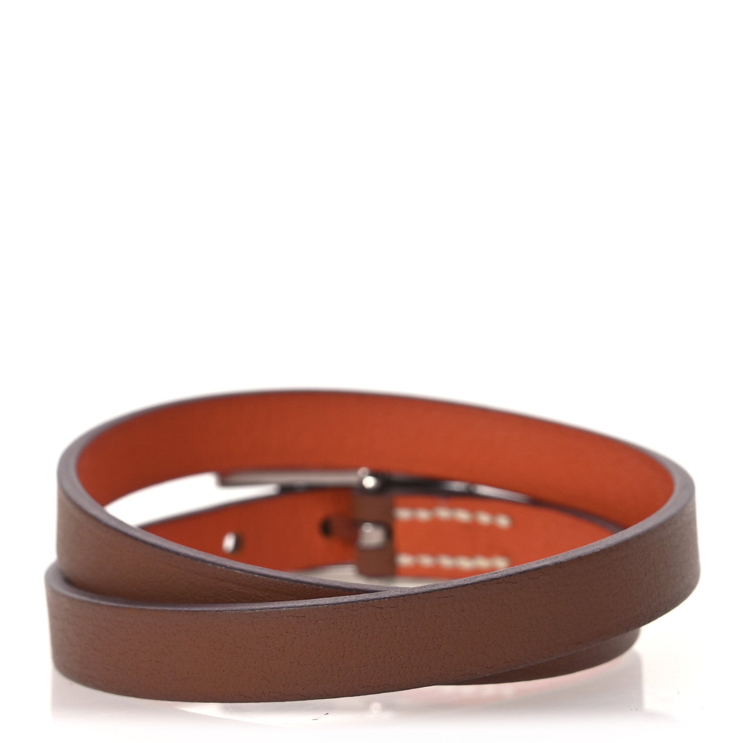 Swift Behapi Double Tour Reversible Bracelet T2 Orange Gold