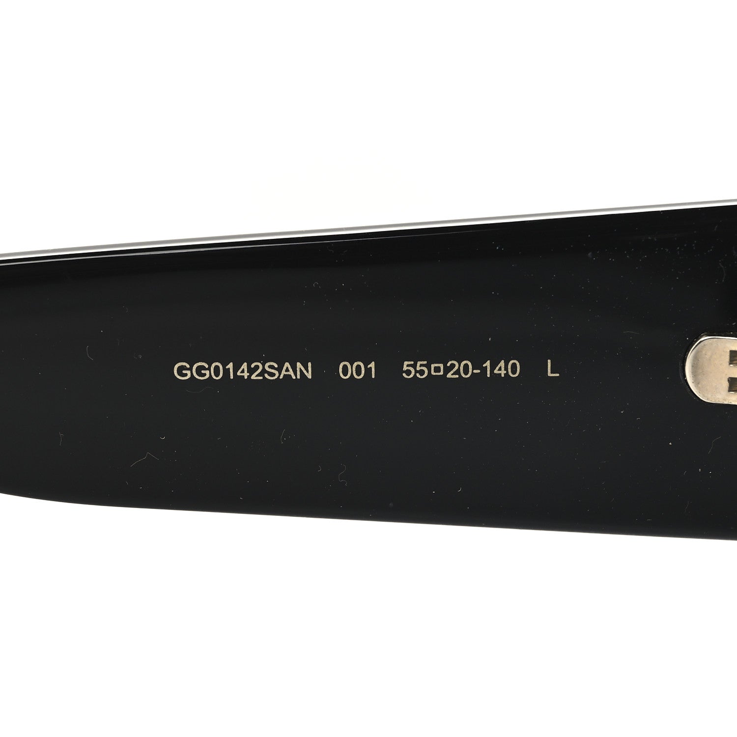 Acetate Square Frame Sunglasses GG0142SAN Black