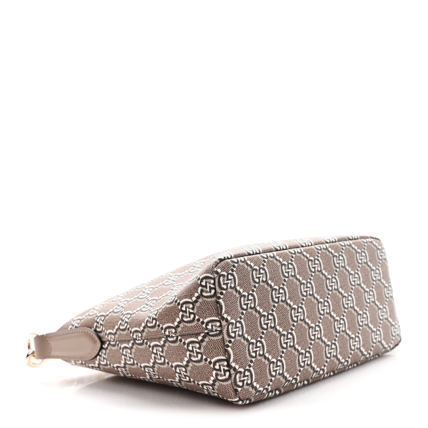 GG Shadow Monogram Super Mini Ophidia Shoulder Bag Taupe