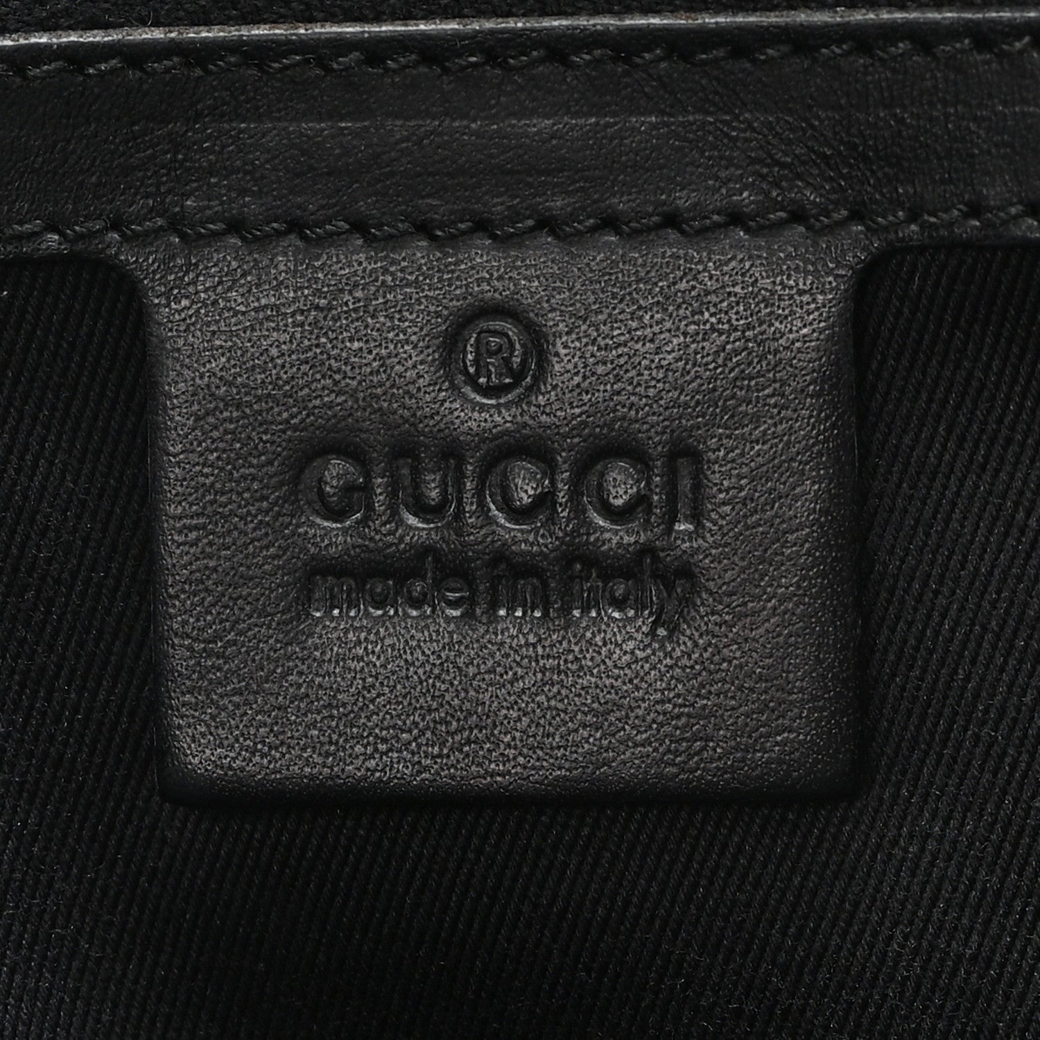 Canvas Monogram Tote Black
