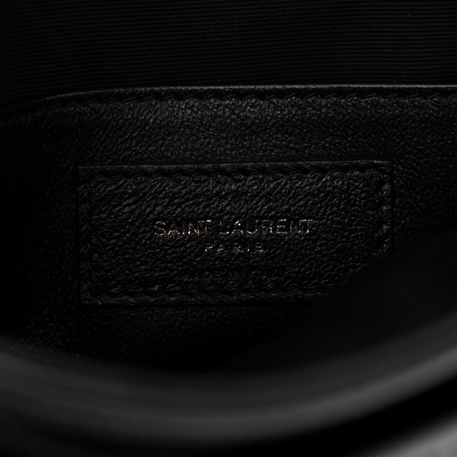Crinkled Calfskin Matelasse Monogram Baby Niki Chain Satchel Black