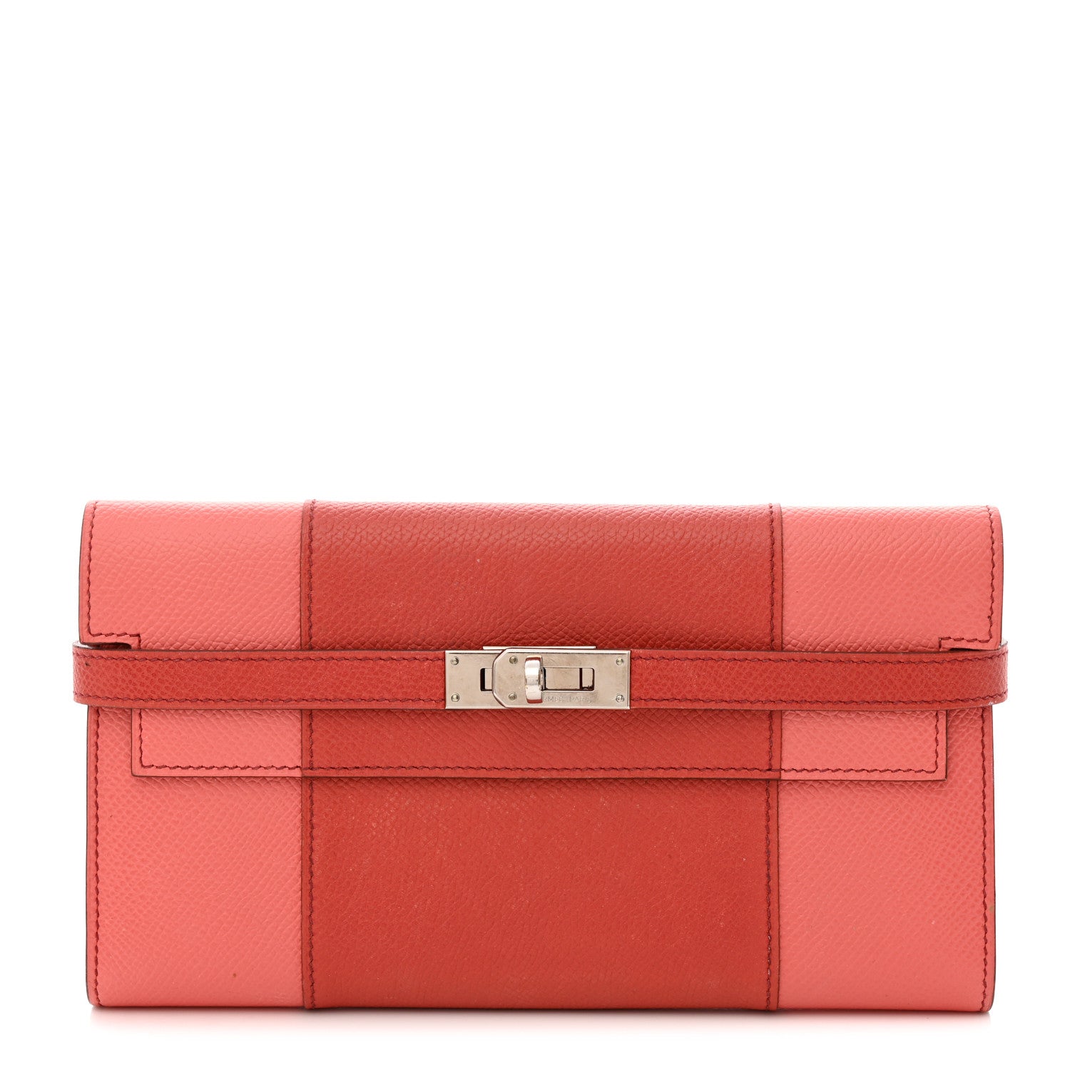 Epsom Flag Kelly Longue Wallet Corail Flamingo