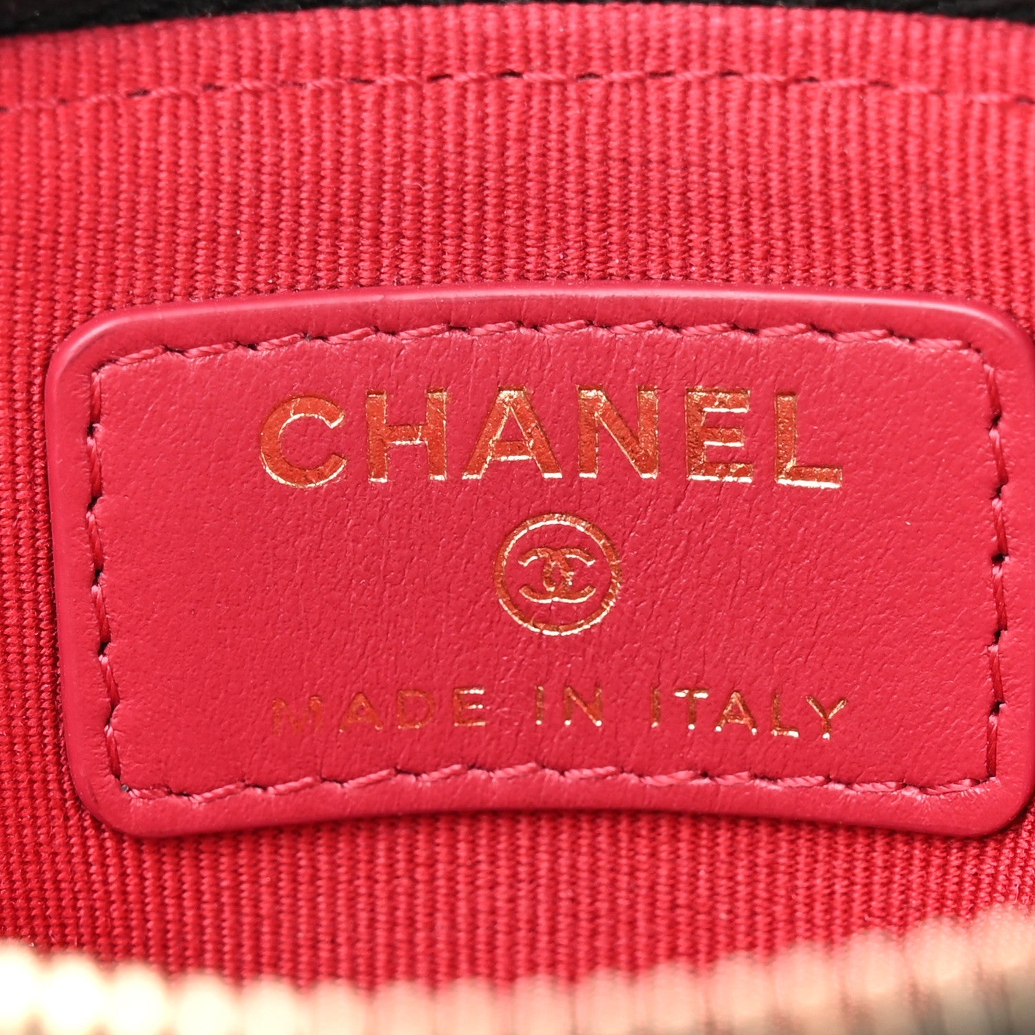 Lambskin Quilted Chanel 19 Zip Card Holder Wallet Black