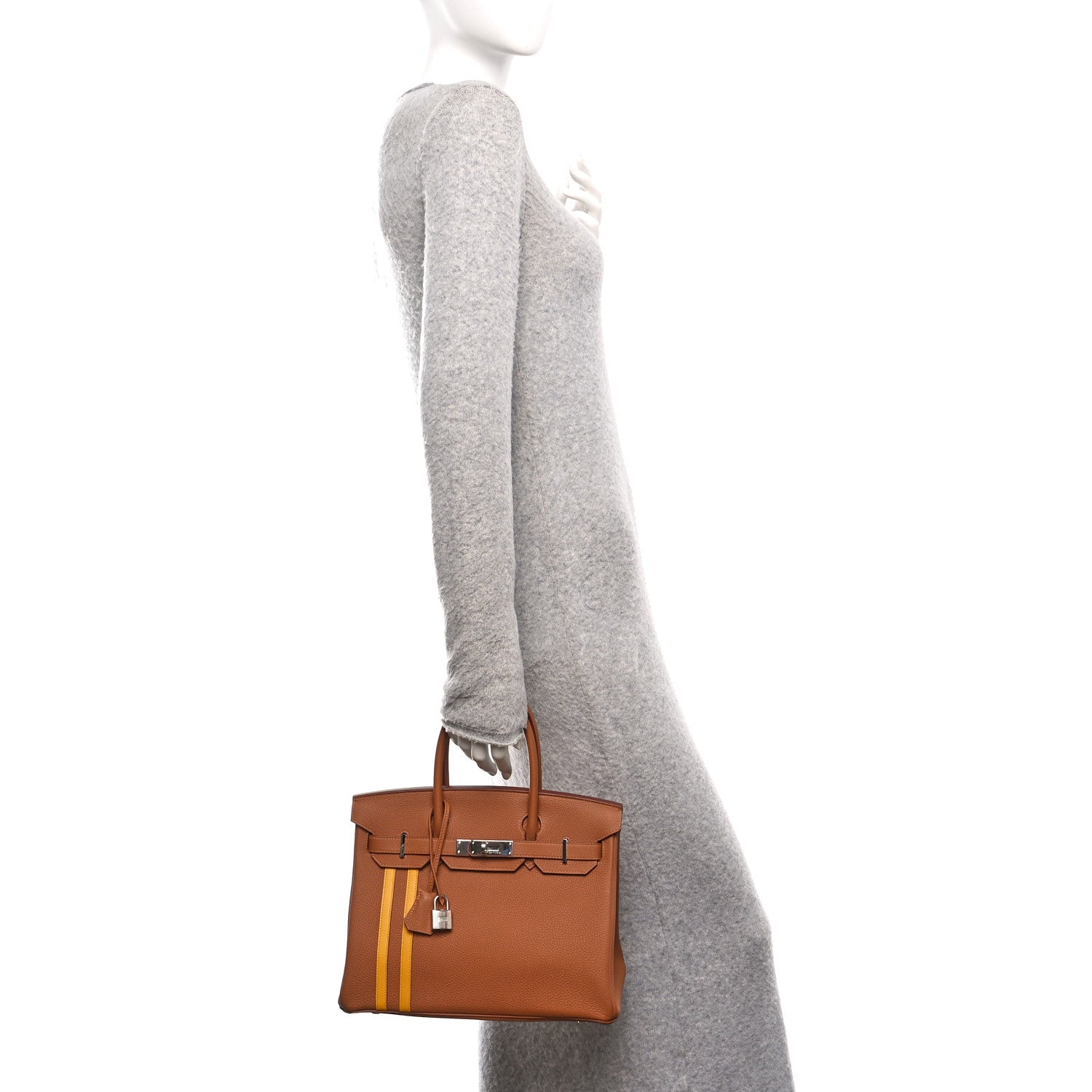 Togo Swift Officier Birkin 30 Gold Ambre