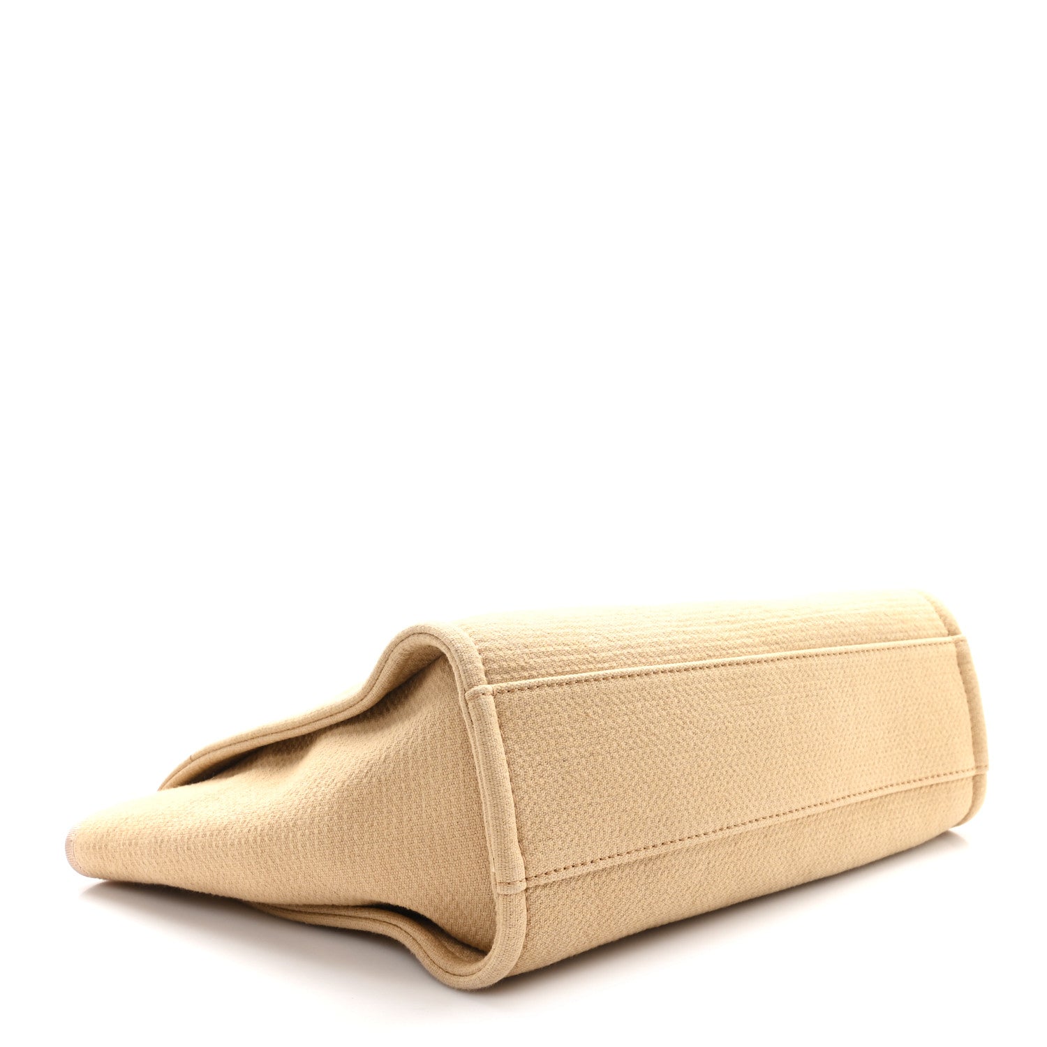 Mixed Fibers Small Deauville Tote  Beige