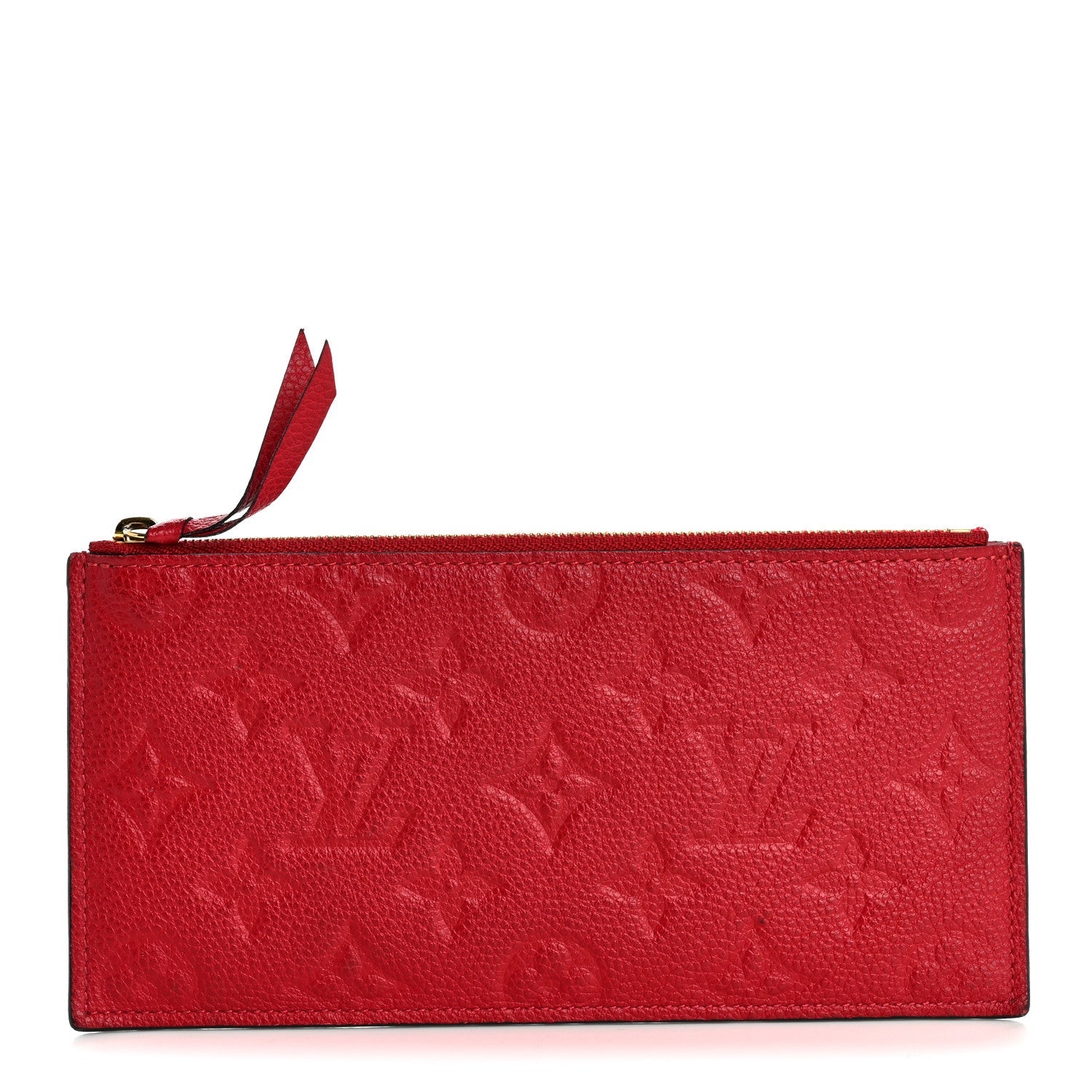 Empreinte Felicie Chain Wallet Zippered Insert Cherry