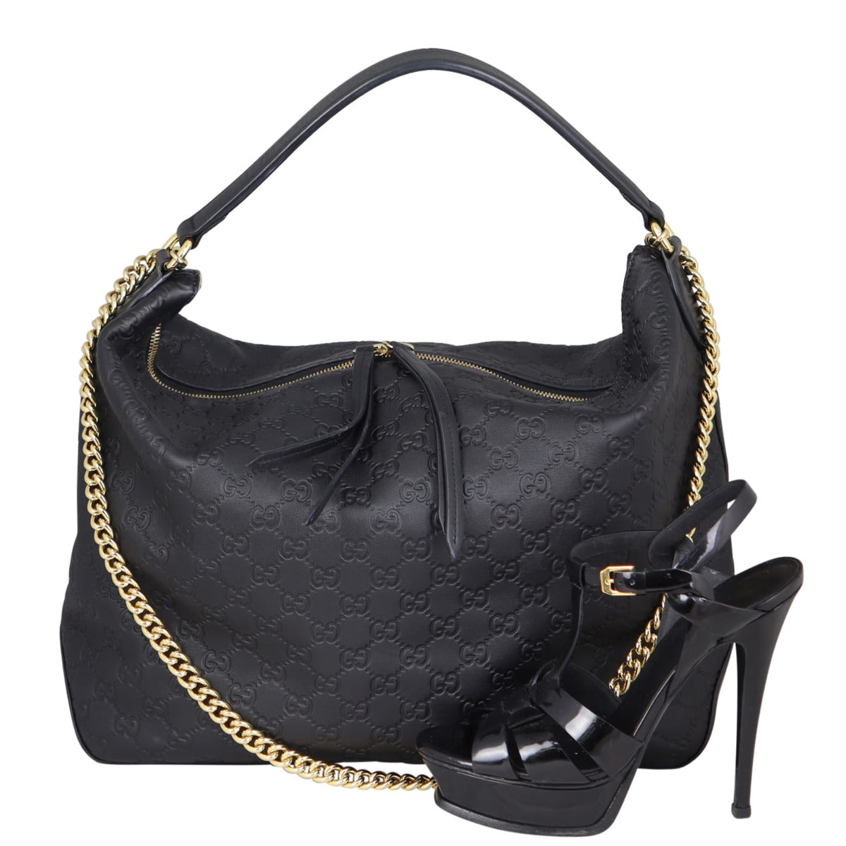 Gucci Linea A Guccissima Hobo