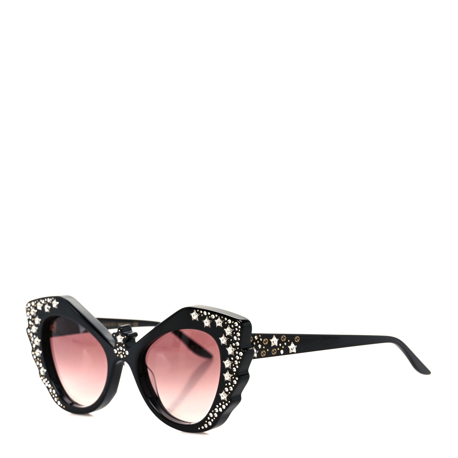 Acetate Crystal Sunglasses GG1095S Black