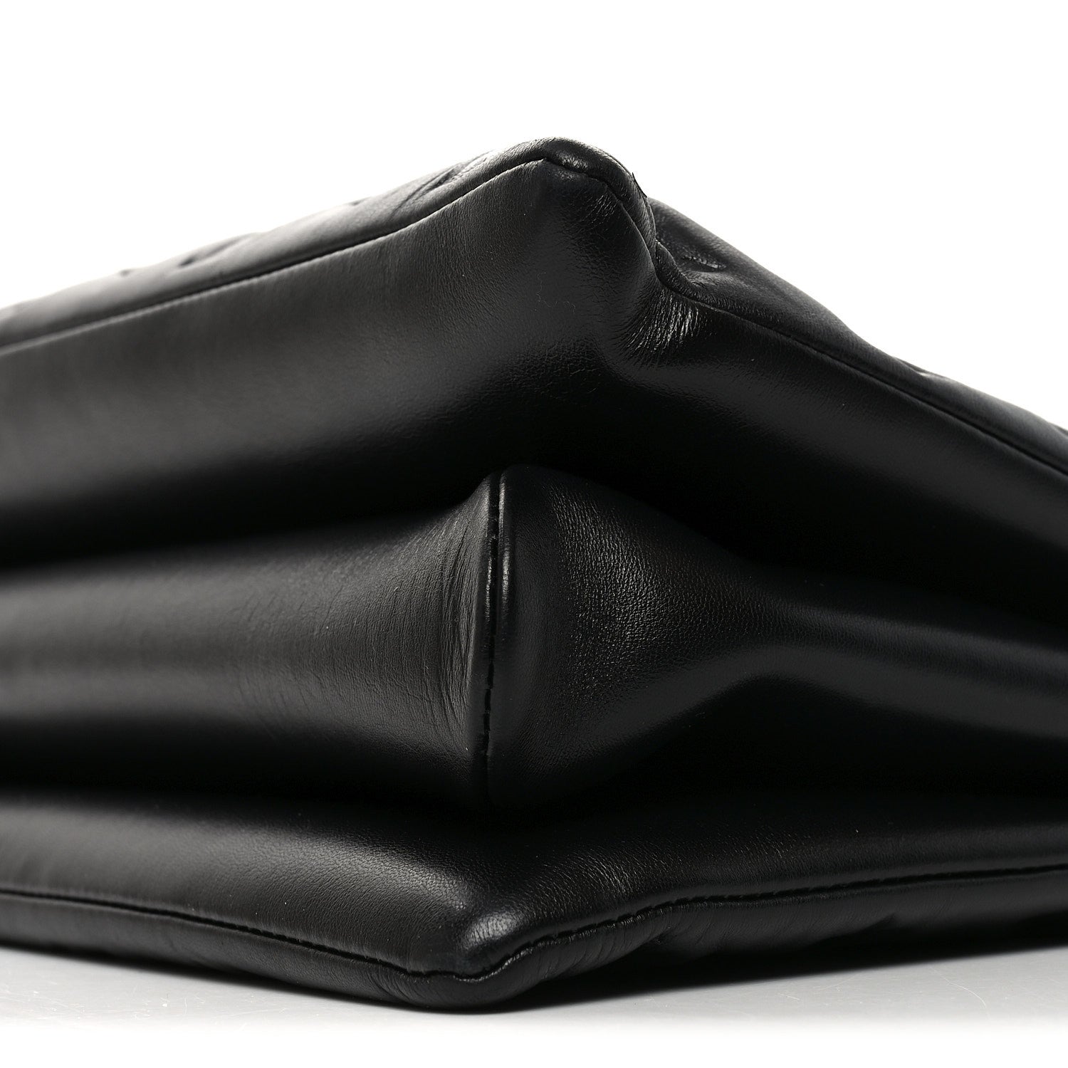 Lambskin Embossed Monogram Coussin MM Black