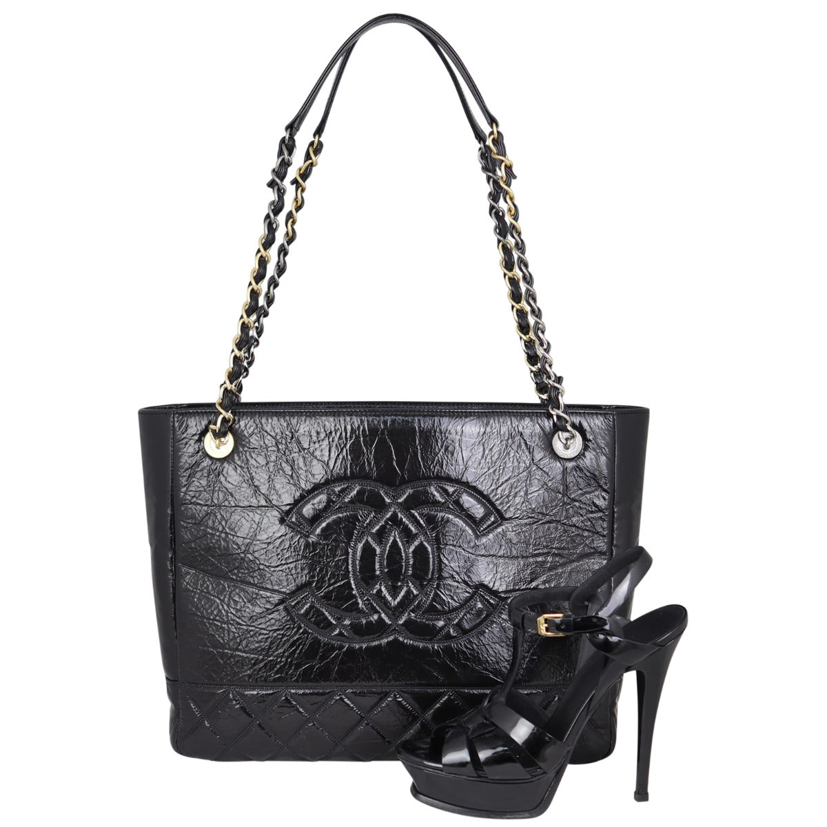 Chanel CC Calfskin Shopping Bag