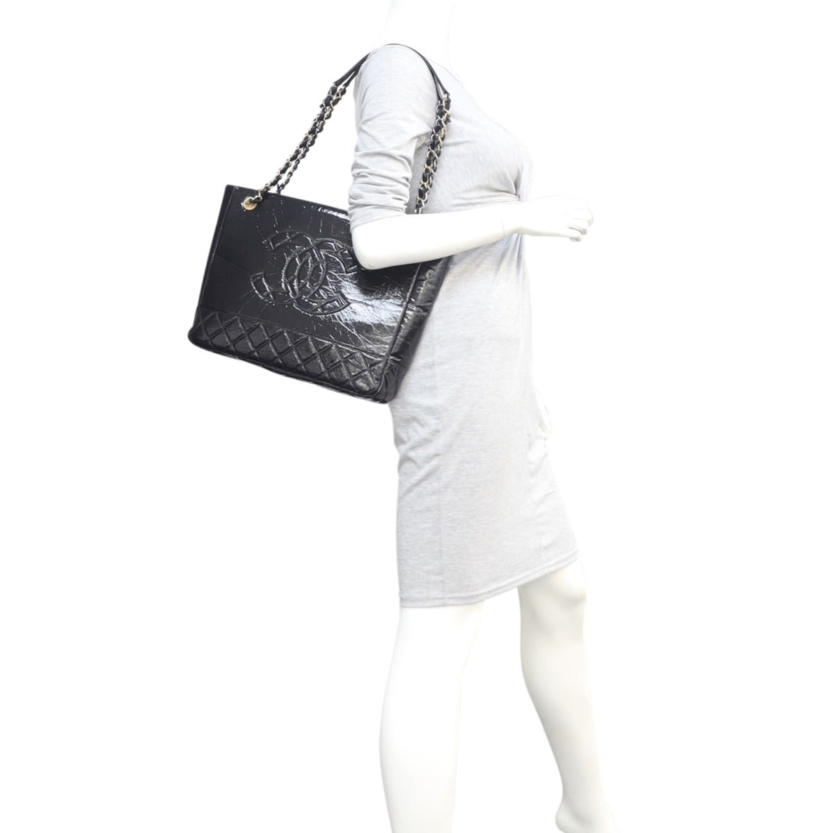 Chanel CC Calfskin Shopping Bag