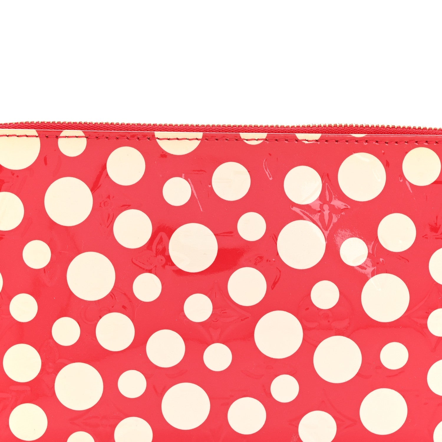 Vernis Kusama Infinity Dots Pochette Accessories Red