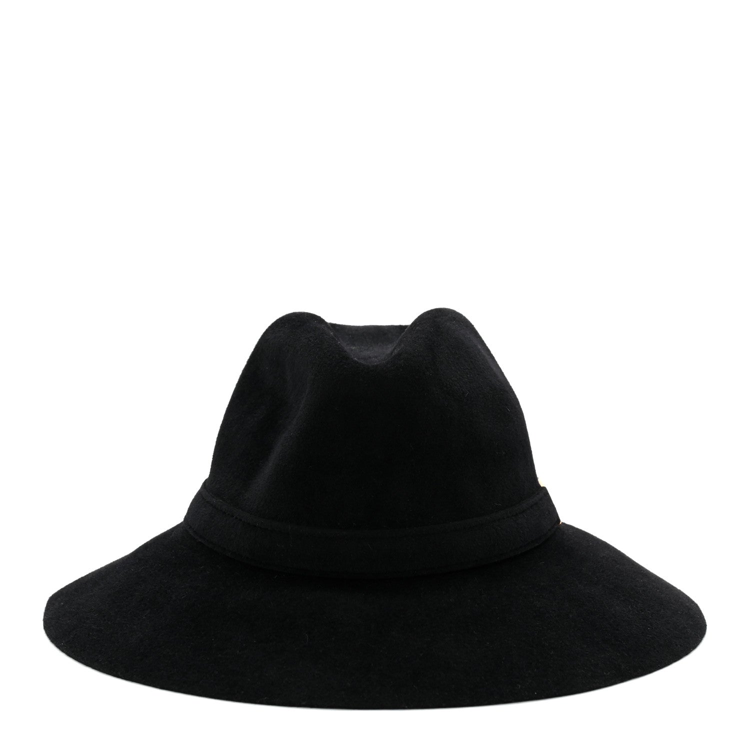 Rabbit Fur Felt Hat L Black