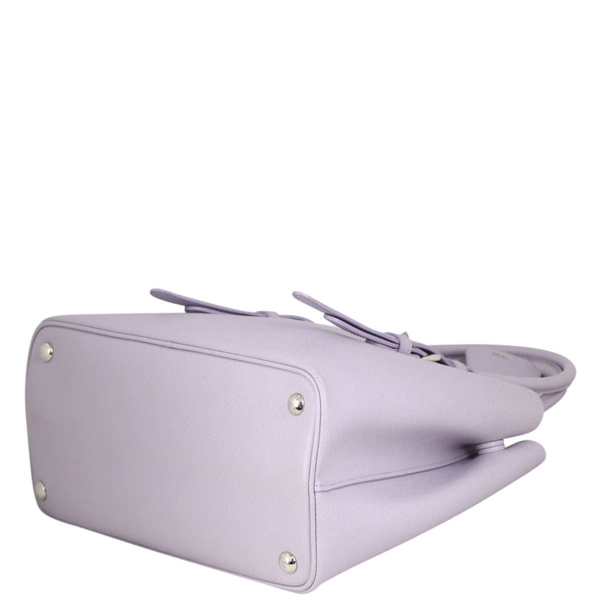 Prada Saffiano Cuir Covered-Strap Double Bag Small