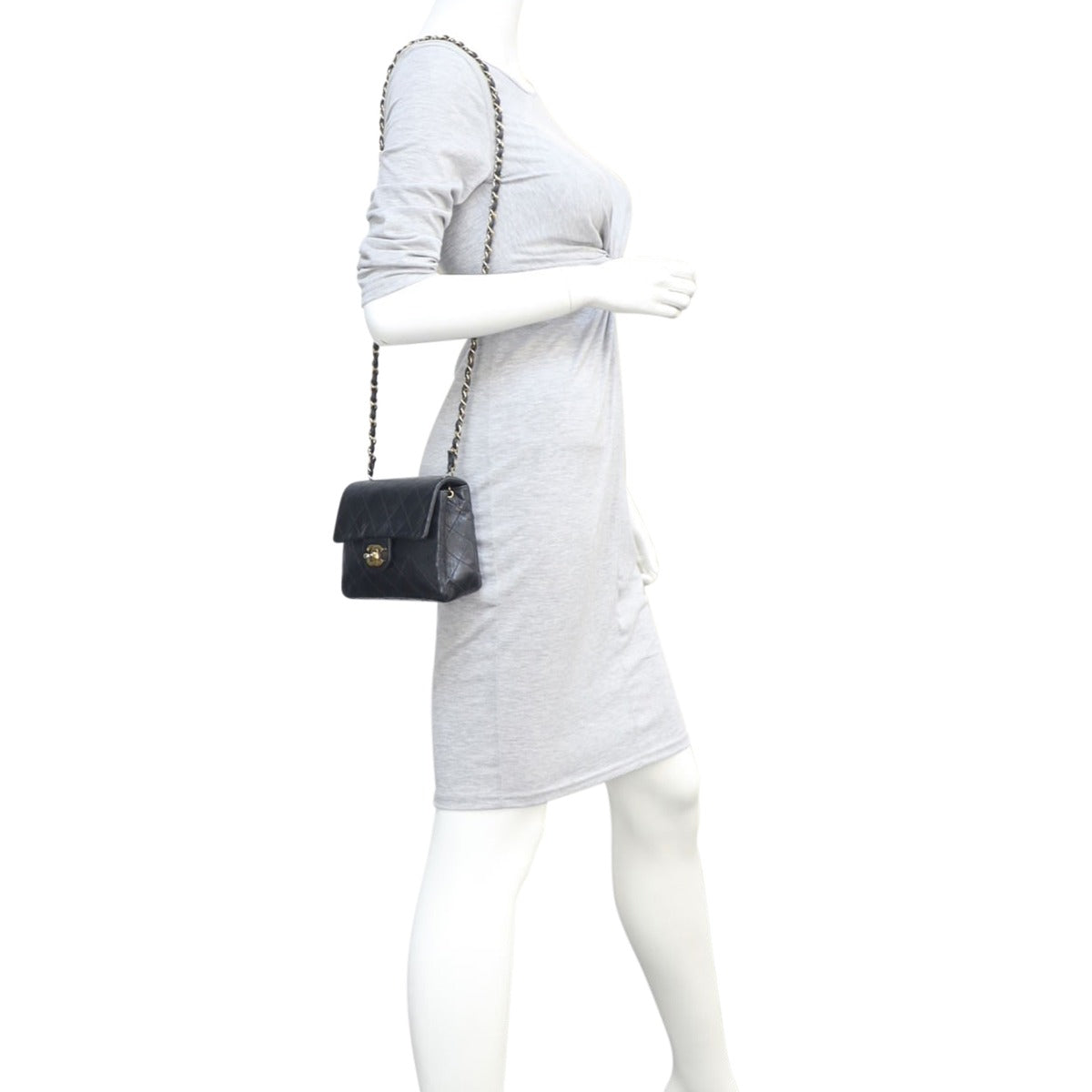 Chanel Classic Flap Mini Square | Black GTH