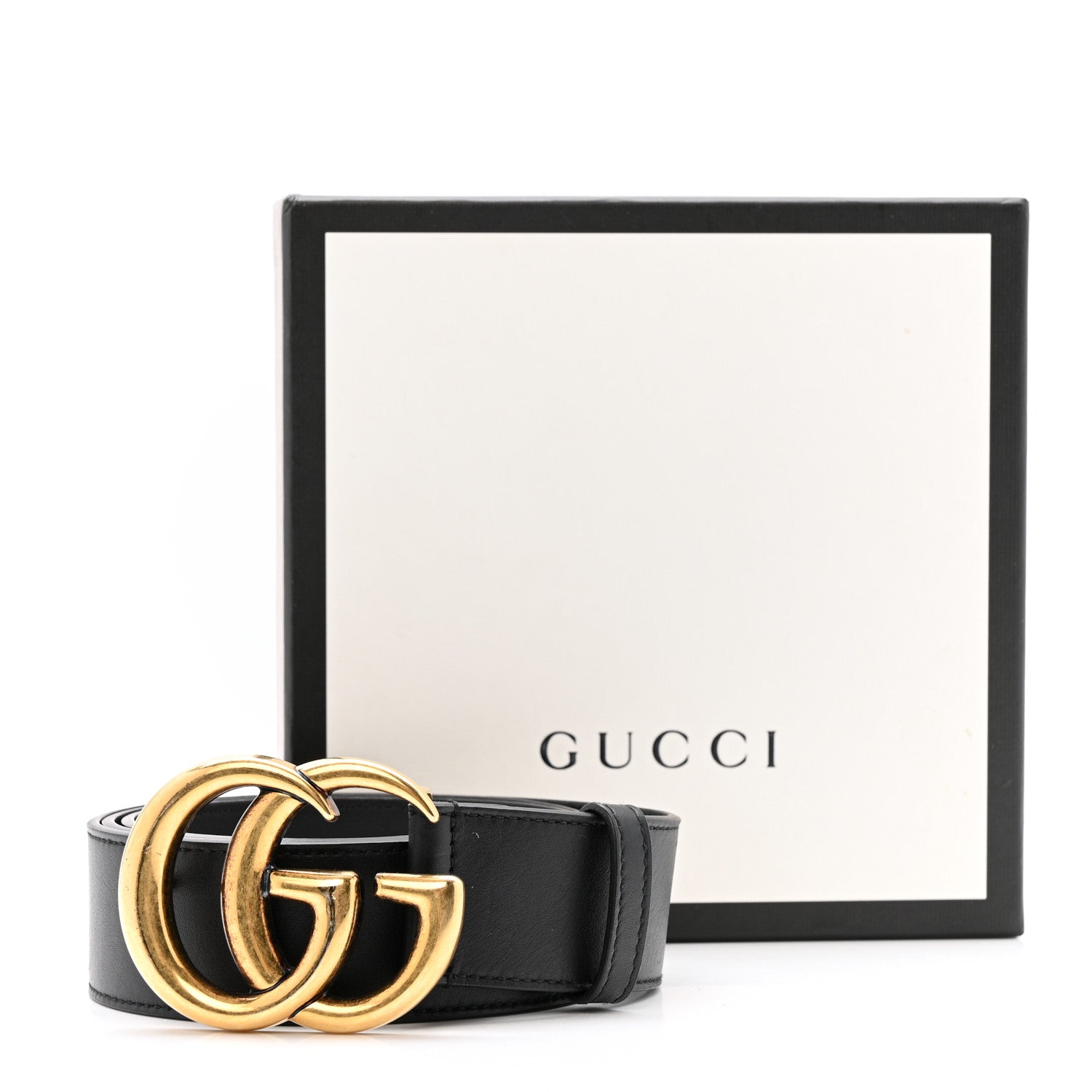 Calfskin Double G 40mm Belt 95 38 Black