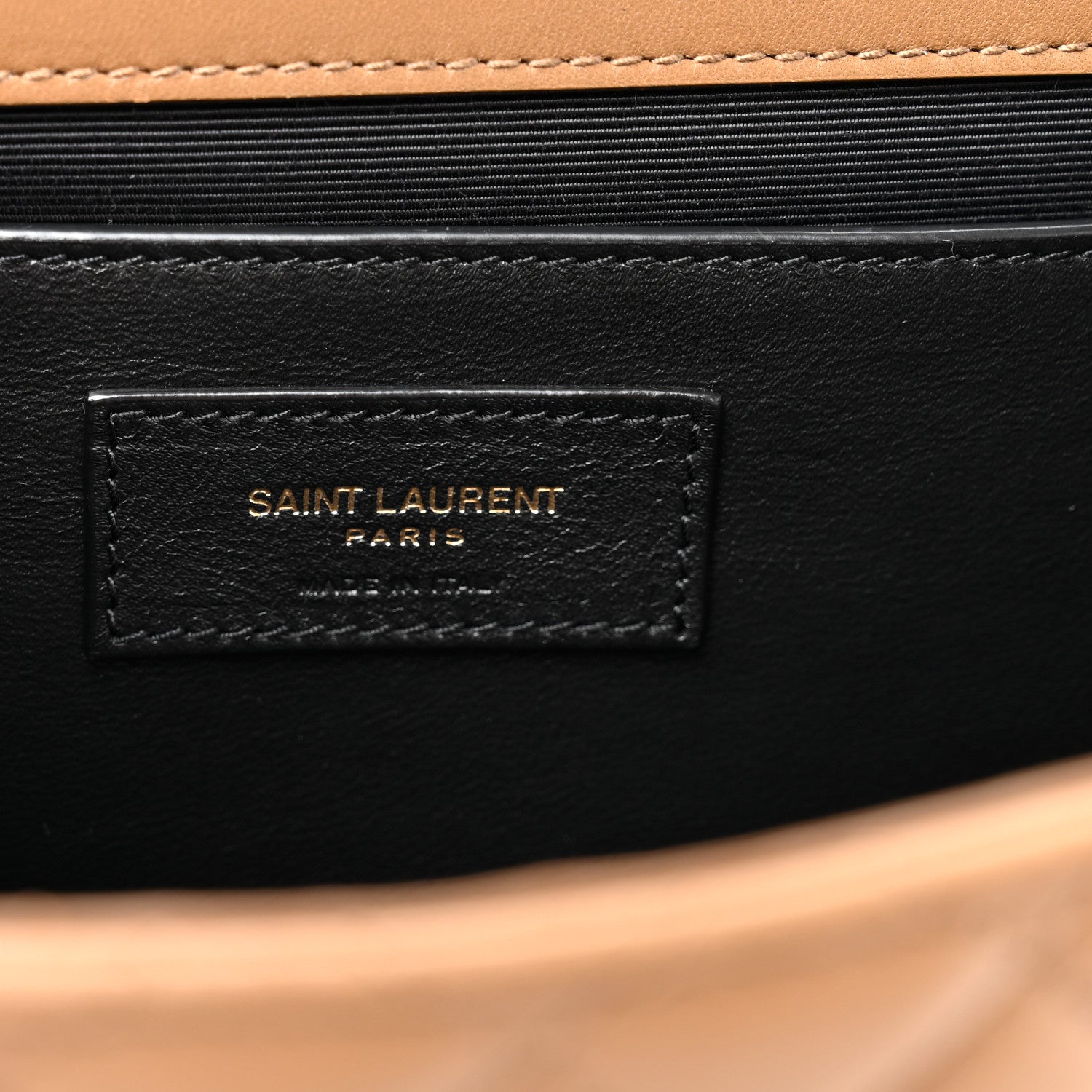 Lambskin Mixed Matelasse Triquilt Medium Monogram Satchel Dark Cork