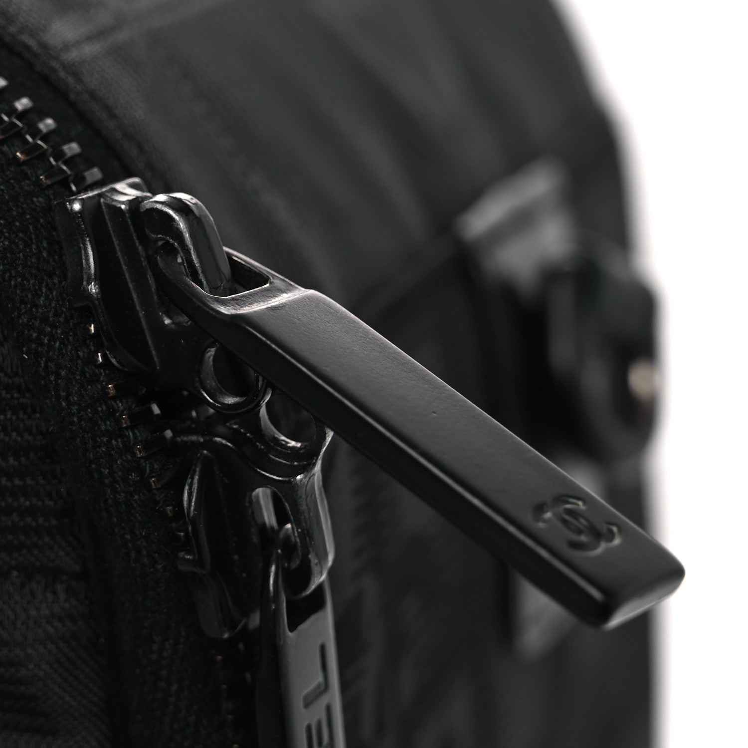Nylon Travel Shoulder Bag Black