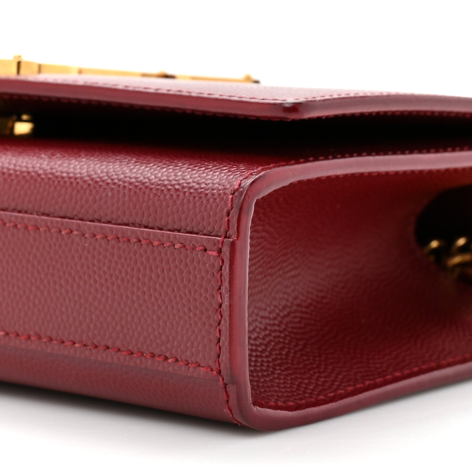 Grain De Poudre Small Monogram Kate Satchel Red