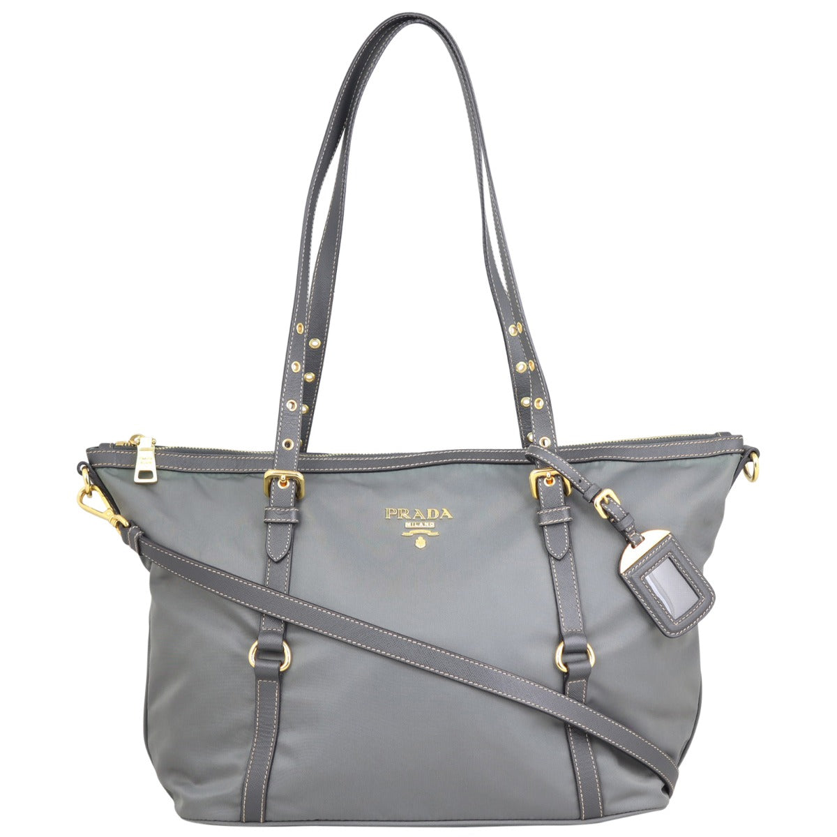 Prada Tessuto & Saffiano Two-Way Tote