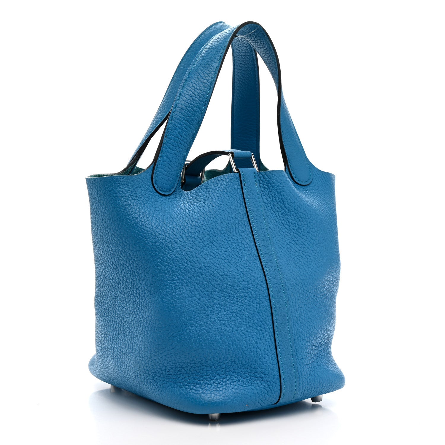 Taurillon Clemence Picotin Lock 18 PM Bleu Frida