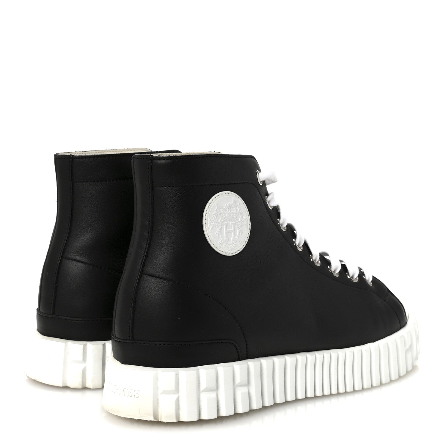 Calfskin Womens Climb Sneakers 37 Black