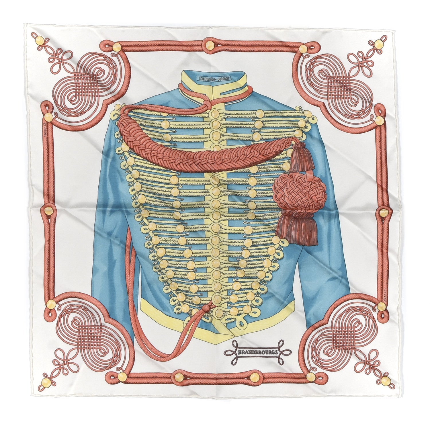 Silk Brandebourgs Pocket Square