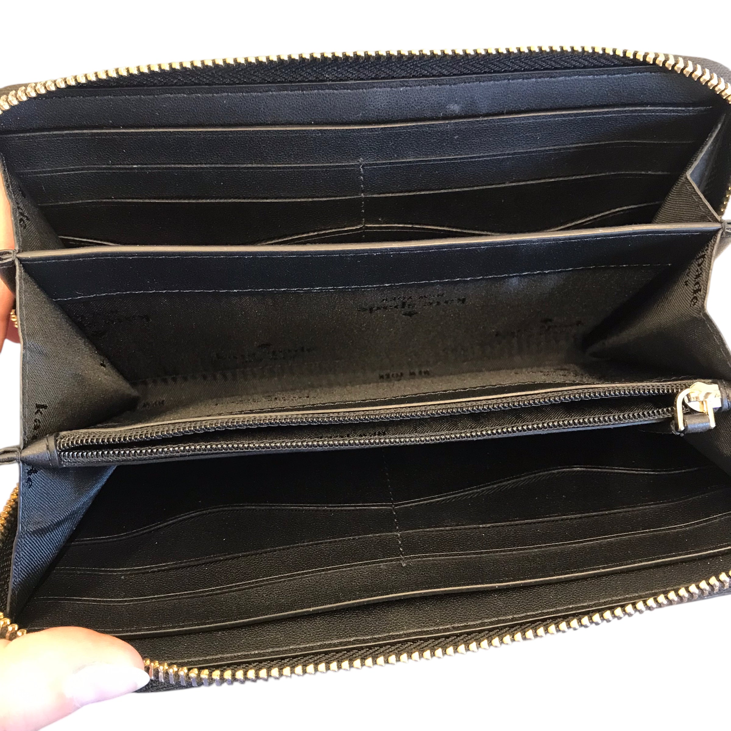 Wallet Designer By Kate Spade In Black, Size:Large