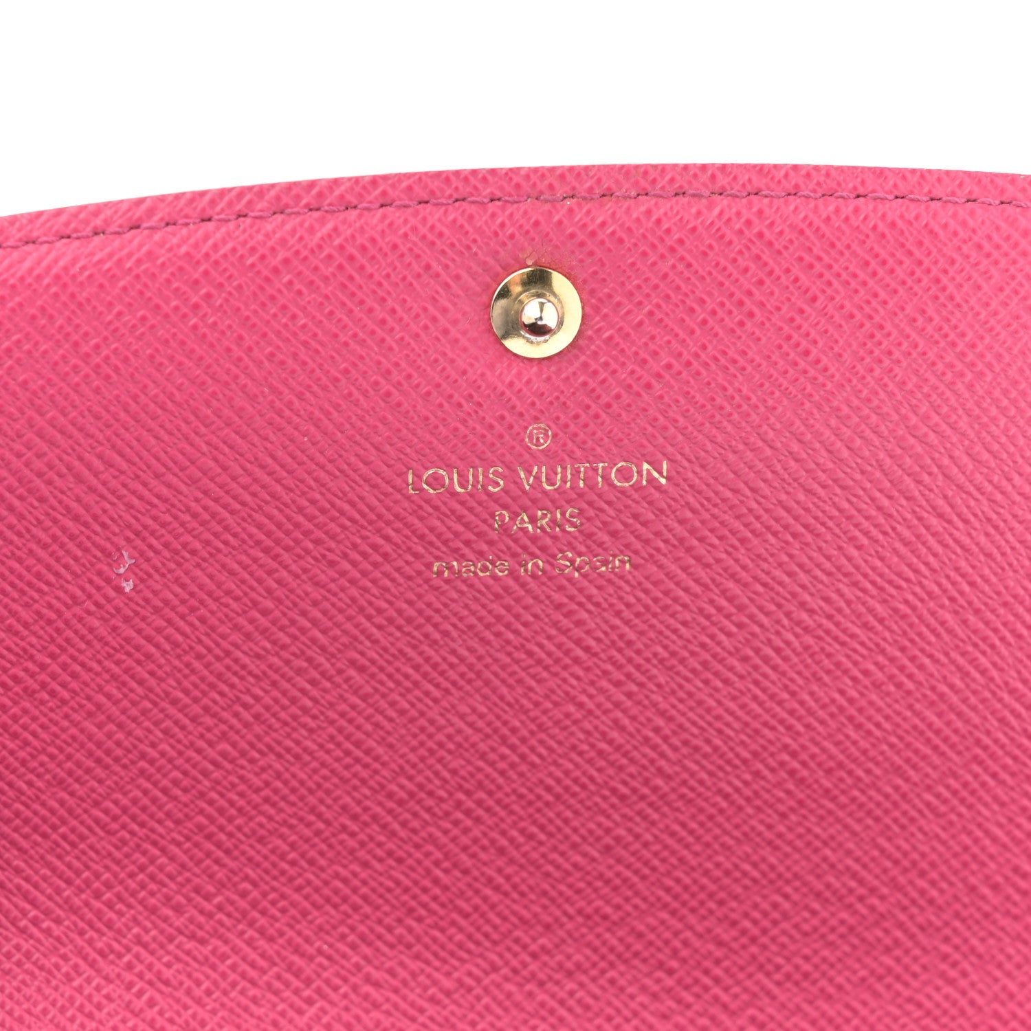 Monogram Bloom Flower Emilie Wallet Fuchsia