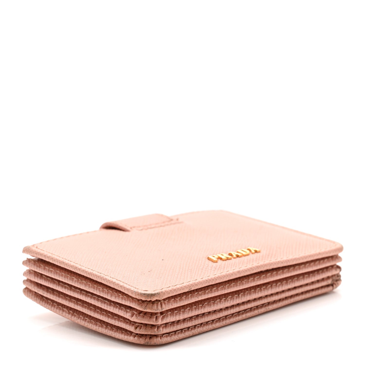Saffiano Metal Gusseted Card Holder Orchidea