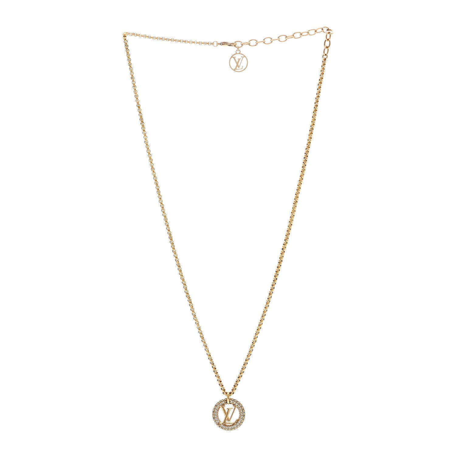 Metal Crystal Louise By Night Necklace