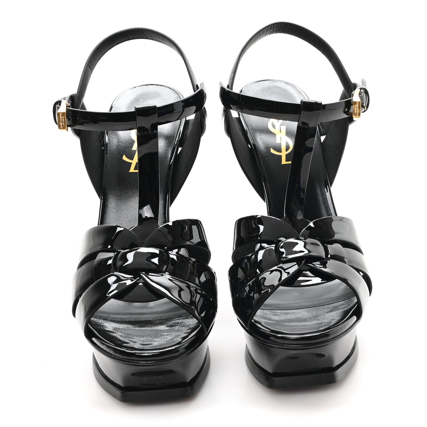Patent Tribute 105 Platform Sandals 36 Black