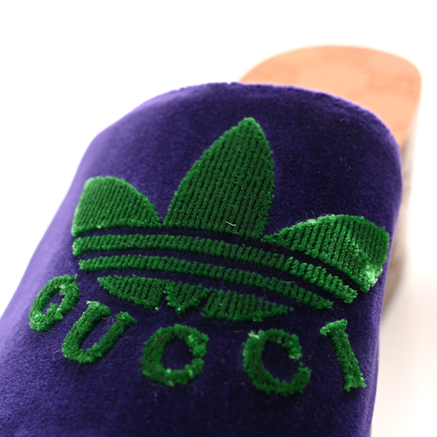 X ADIDAS Soft Velvet Malaga Kid Womens Platform Sandals 39.5  Iris Extreme