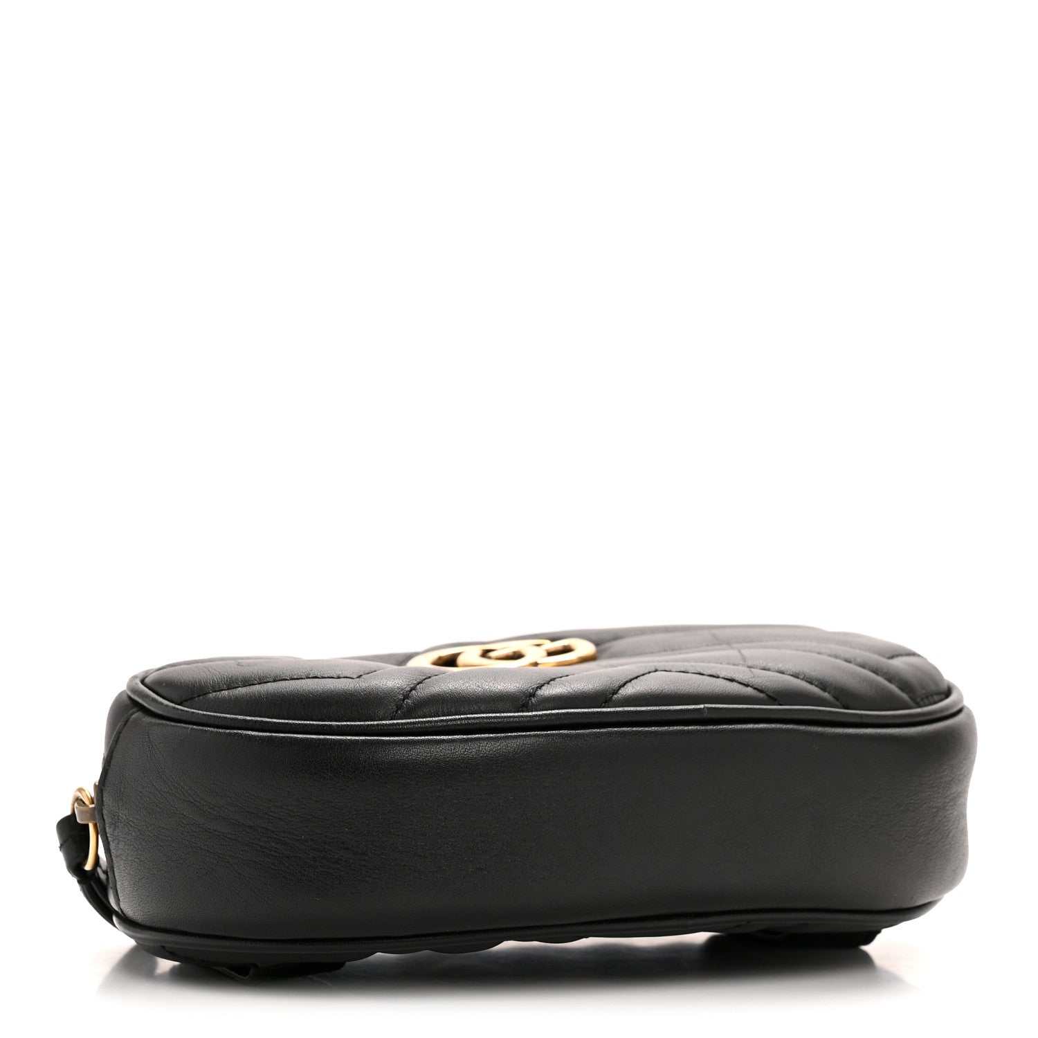 Calfskin Matelasse GG Marmont Belt Bag 95 38 Black