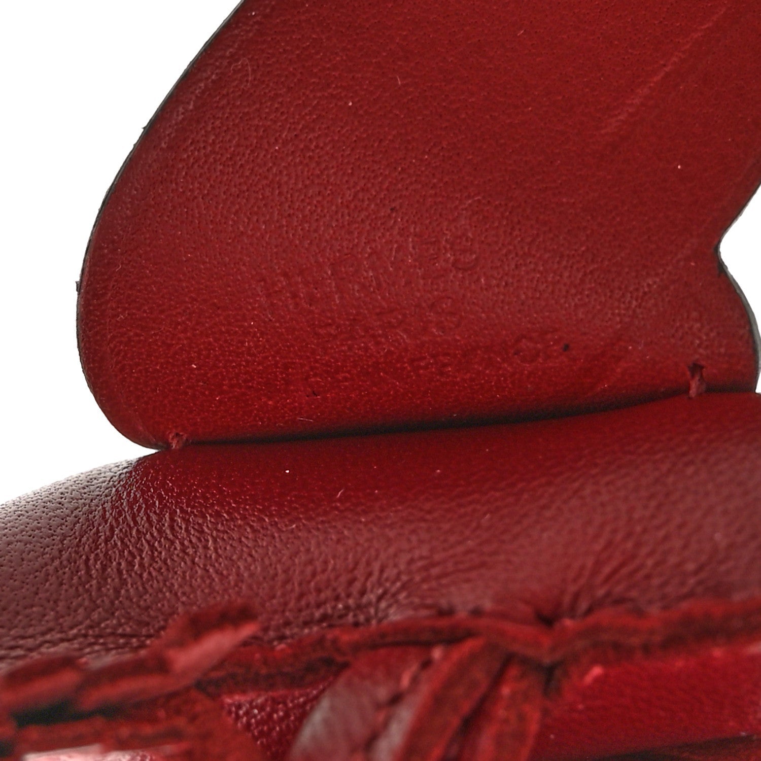 Milo Lambskin Grigri Rodeo Pegase Horse Bag Charm PM Rouge Grenat