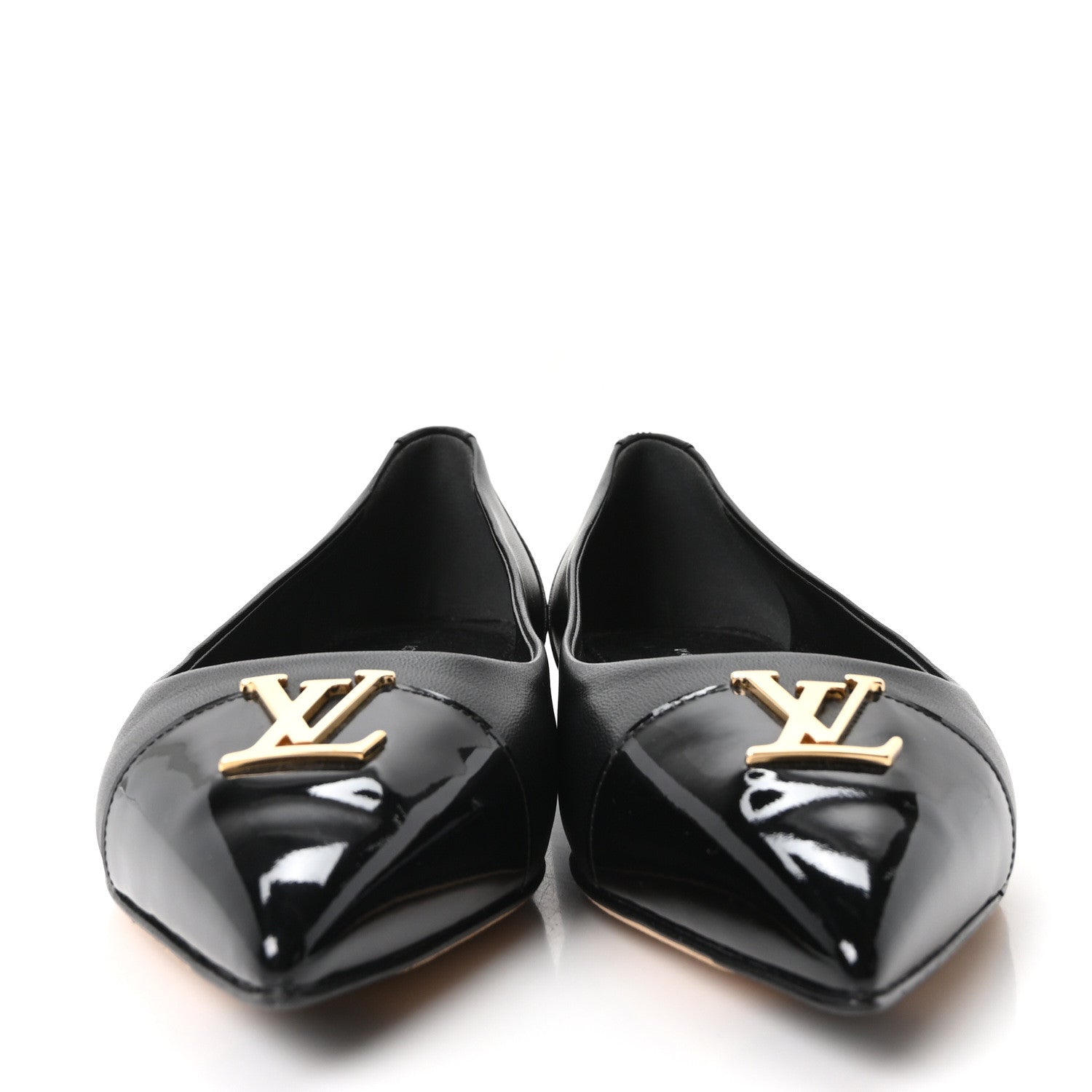 Lambskin Capucines Flat Ballerinas 36.5 Black